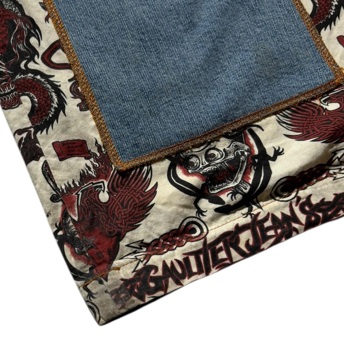 Jean Paul Gaultier Double paneled dragon print pant Size US 34 / EU 50 - 6 Thumbnail