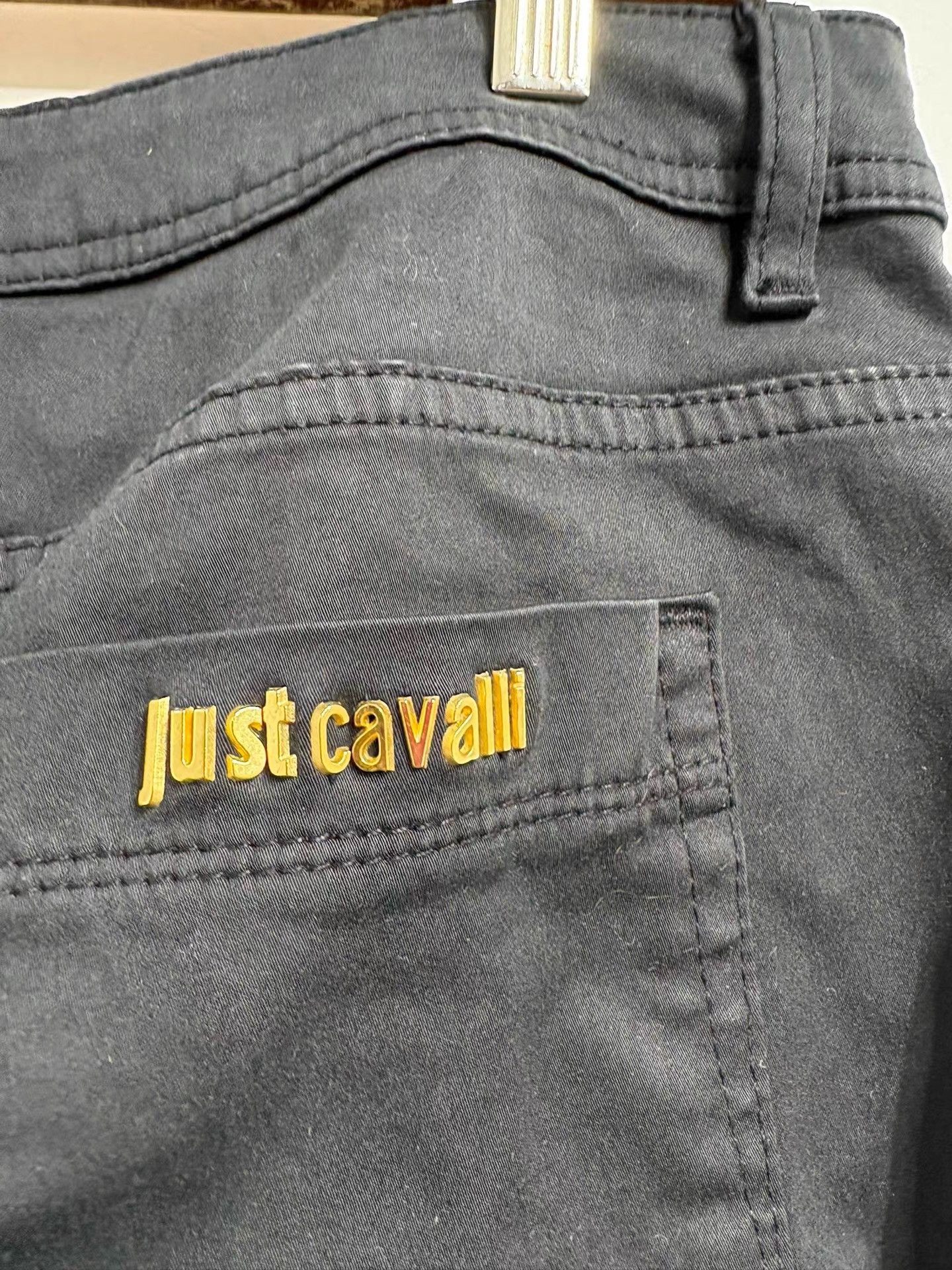 Just Cavalli Justcavalli Men's Black Casual Pants K29 Size US 29 - 4 Thumbnail
