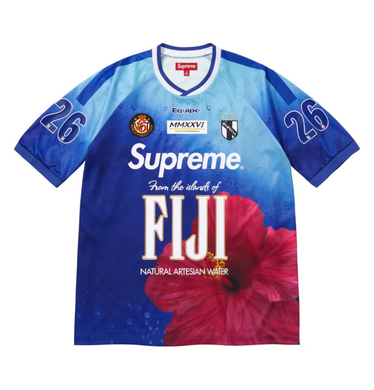Supreme Supreme Floral Soccer Jersey White Size M | Grailed