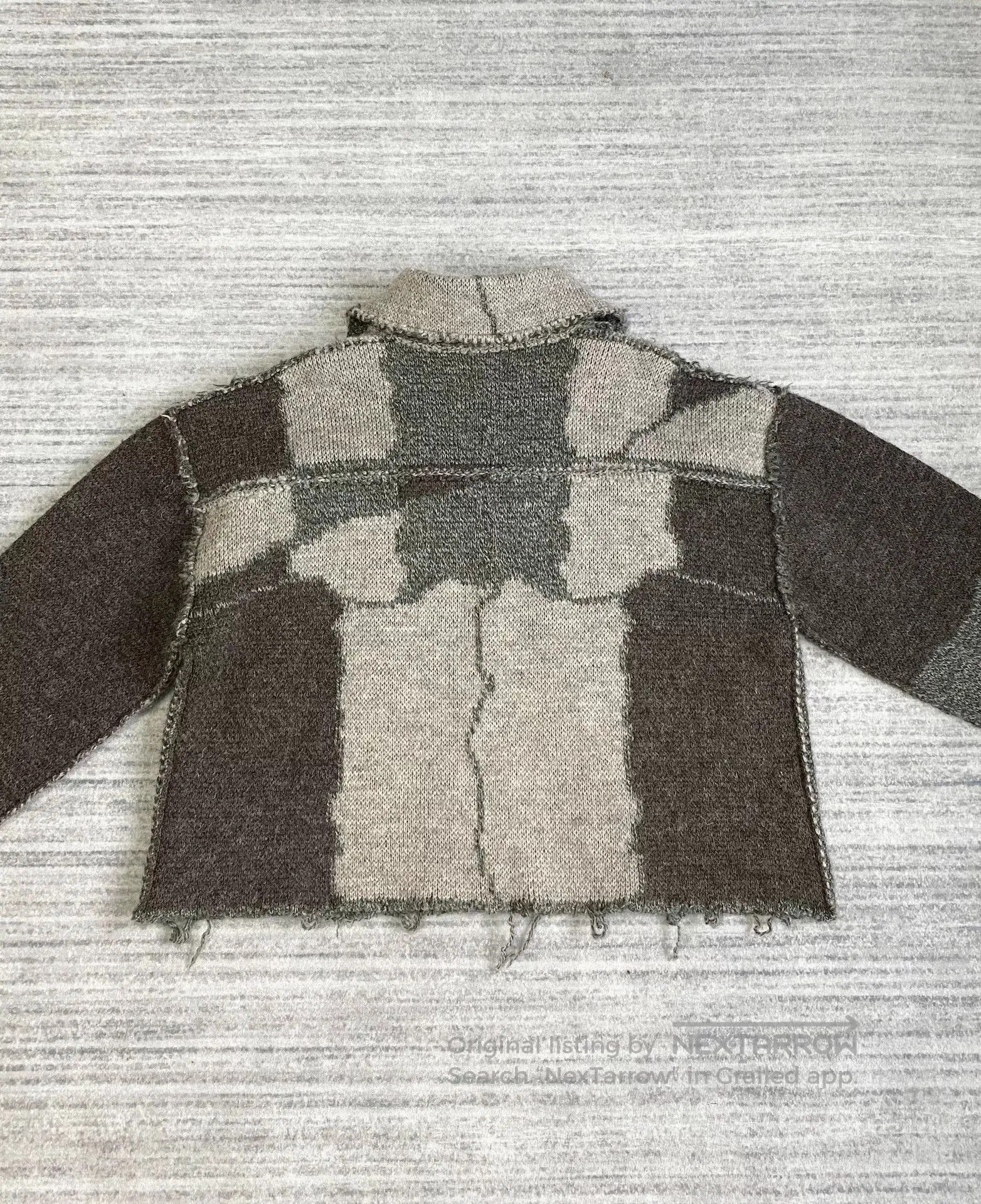 Magliano Deconstructed Wool Zip Jacket with Color Block. Size US S / EU 44-46 / 1 - 3 Thumbnail