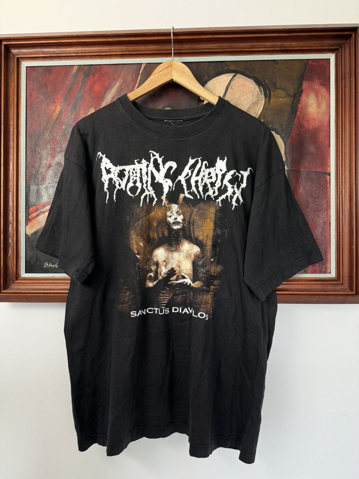 Band Tees × Vintage Rotting Christ Sanctus Diavolos Vintage Metal