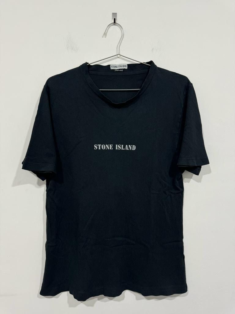 Stone Island Rare Vintage 1998 Stone Island Spellout Tee Size US L / EU 52-54 / 3 - 1 Thumbnail