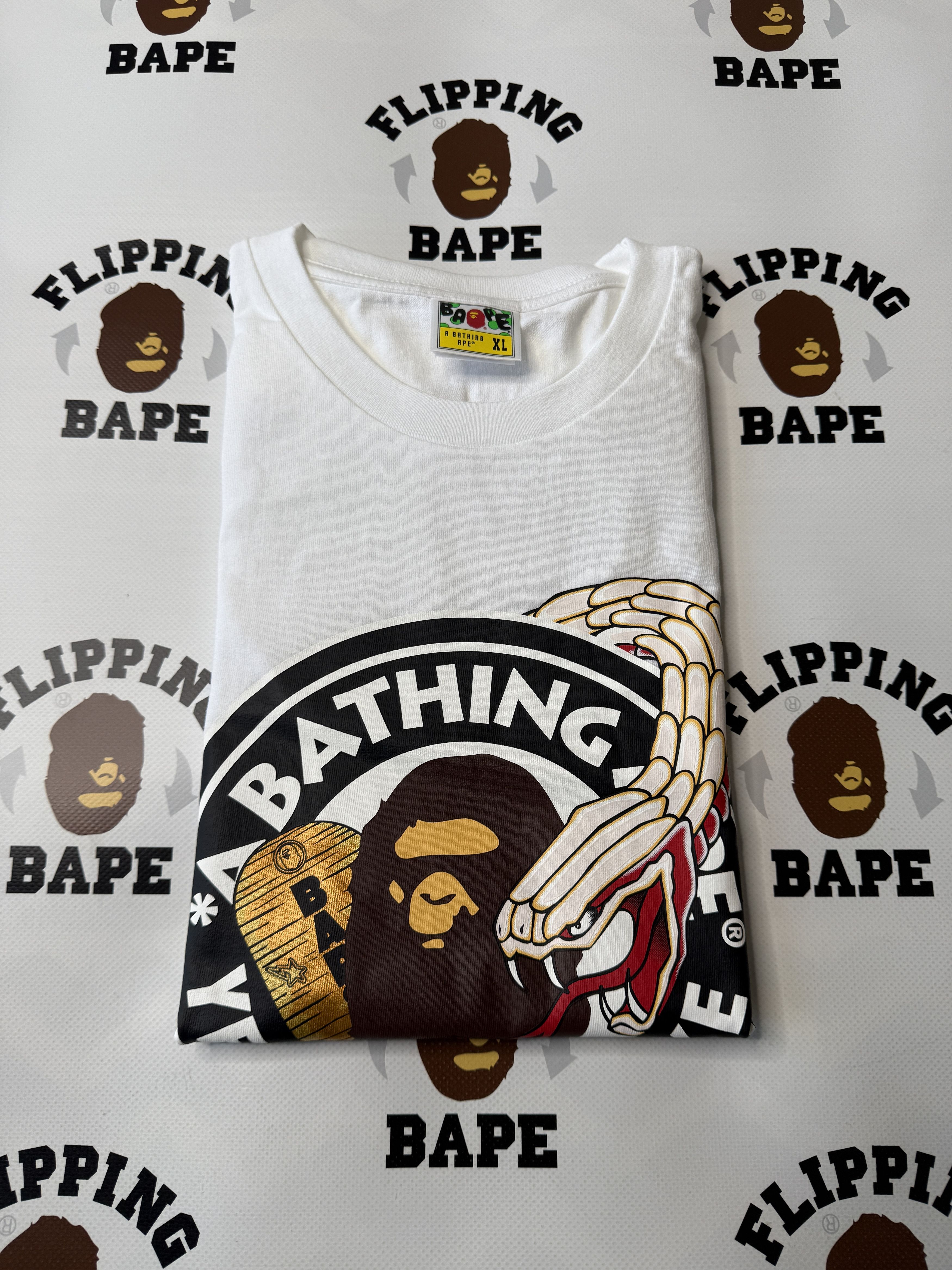 Bape BAPE YEAR OF THE SNAKE TEE Size US XL / EU 56 / 4 - 8 Thumbnail