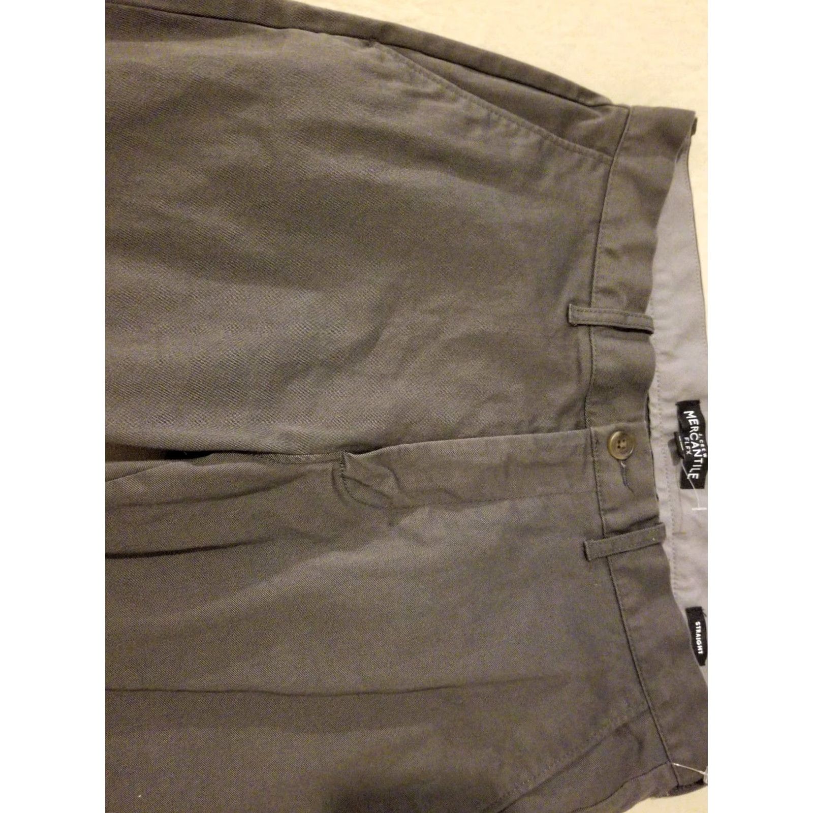 J.Crew J. Crew Khaki Pants 32x34 Gray Cotton Chino Stretch Men Pants Slim Regular Inseam 34 Size US 32 / EU 48 - 4 Thumbnail