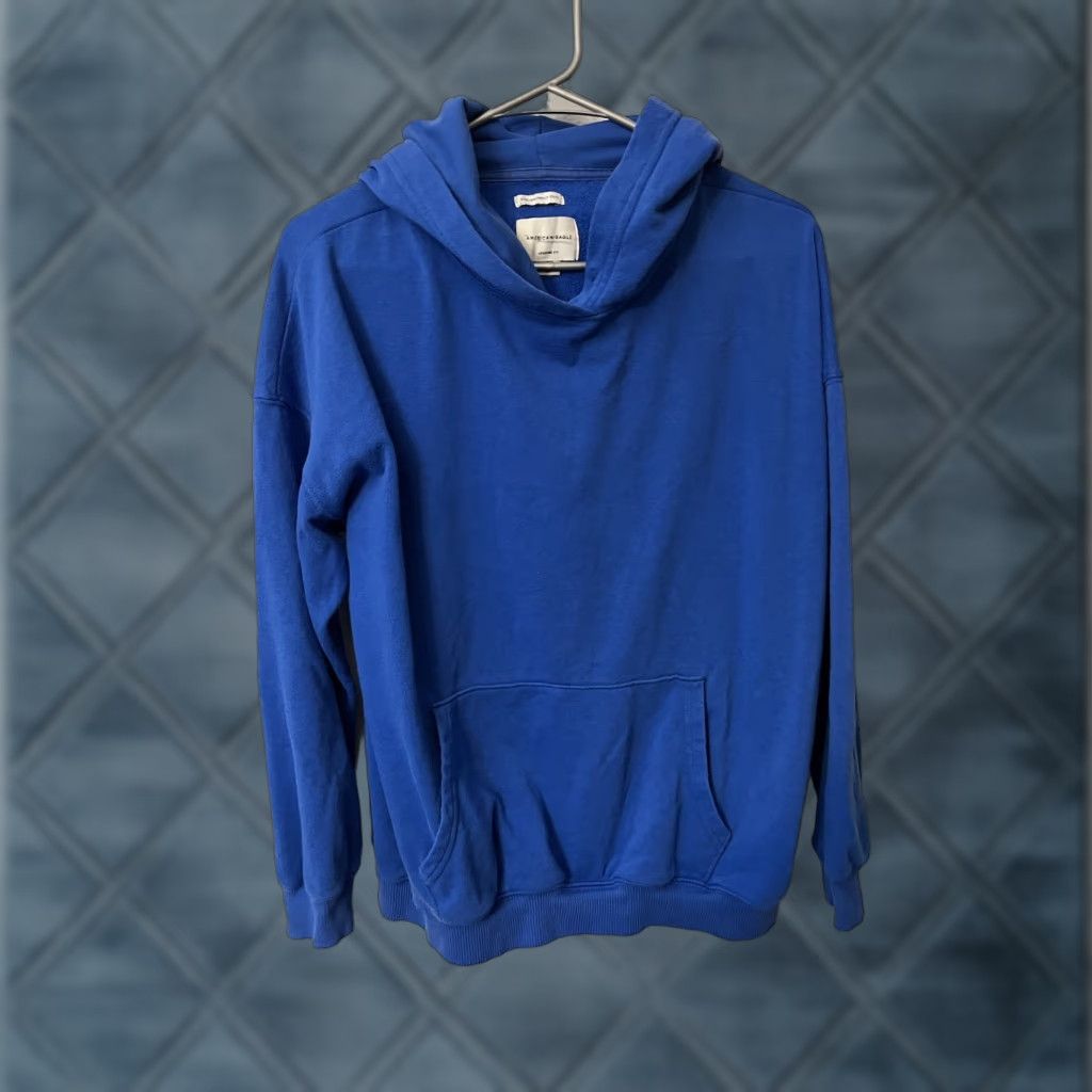 American Eagle Outfitters American Eagle Womens Size Small Sweatshirt Blue Jegging Fit Flawed Ahh Mazingly Size S / US 4 / IT 40 - 1 Thumbnail