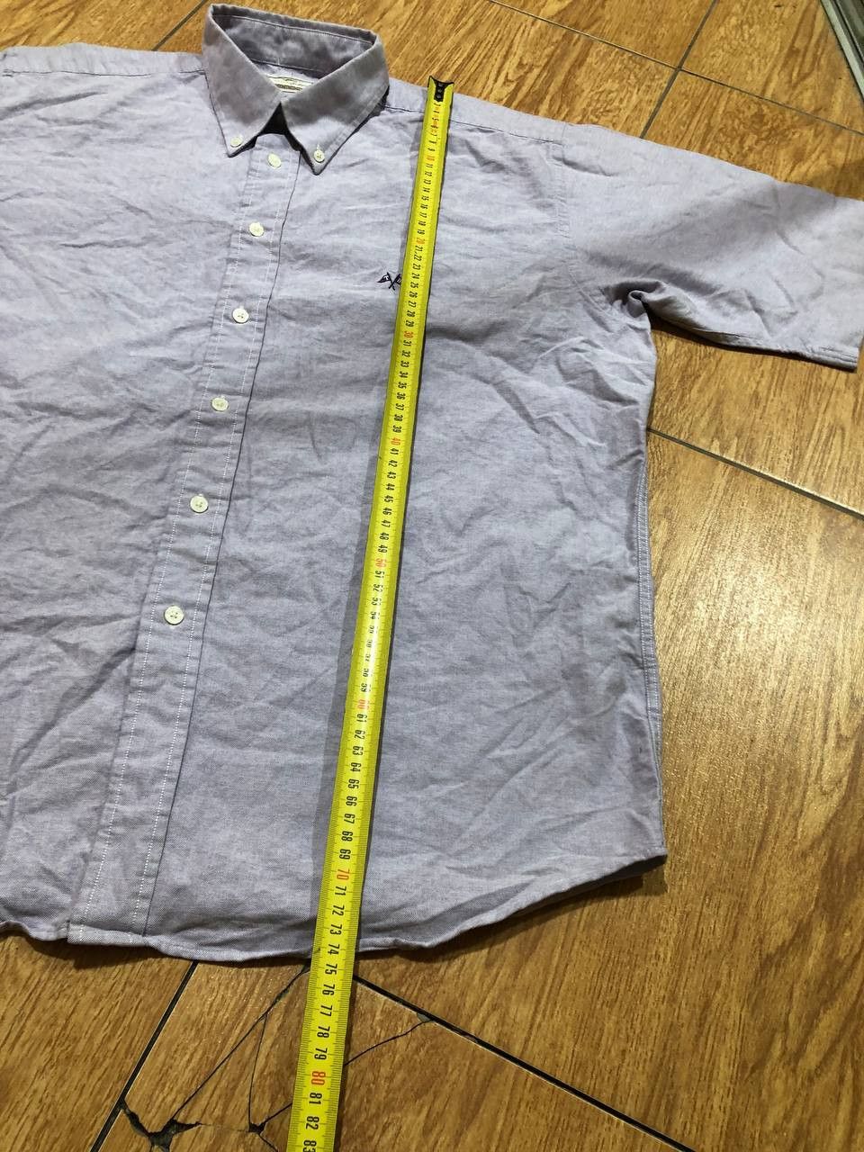 Burberry Thomas Burberry mens shirt button down short sleeve purple Size US XL / EU 56 / 4 - 6 Thumbnail