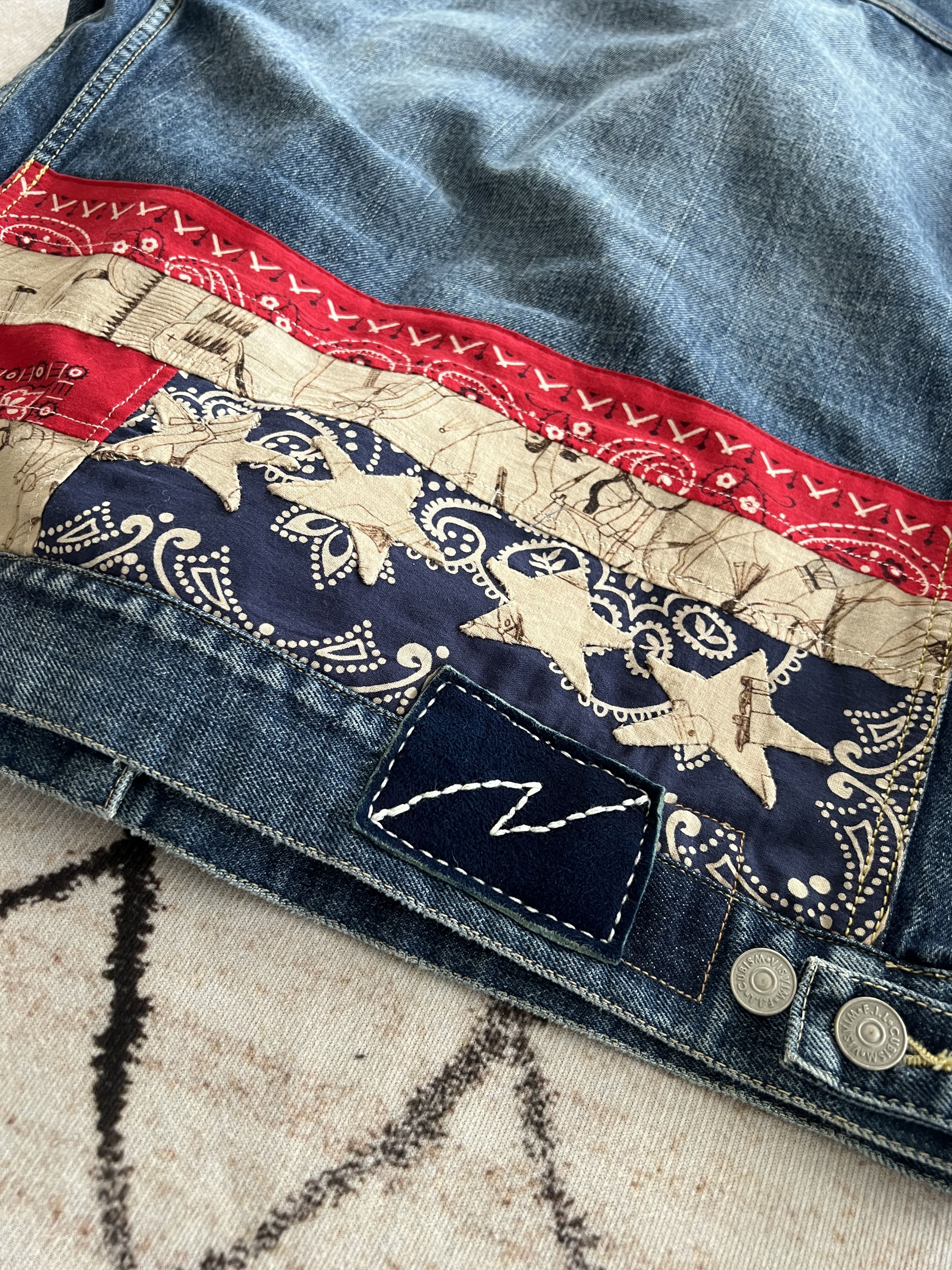 Visvim Visvim ICT 18SS 101 JKT Bandana Flag Size US L / EU 52-54 / 3 - 4 Thumbnail