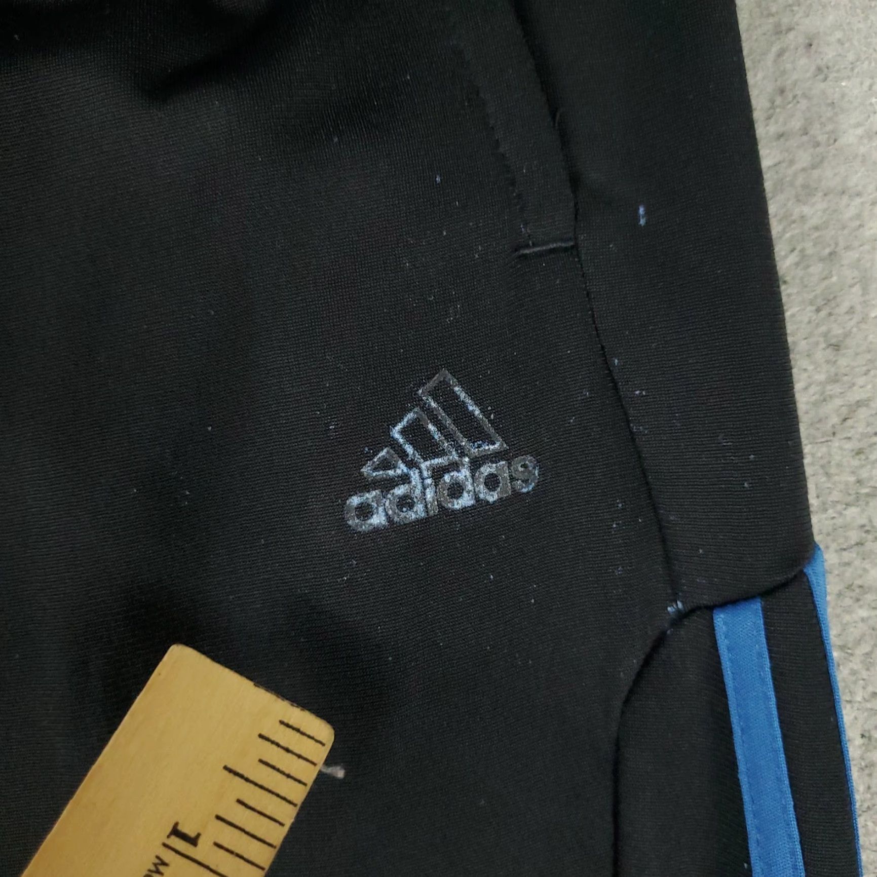 Adidas Adidas Pants Mens Small Black Running Track Sweatpants Shirt? Size US 29 - 3 Thumbnail