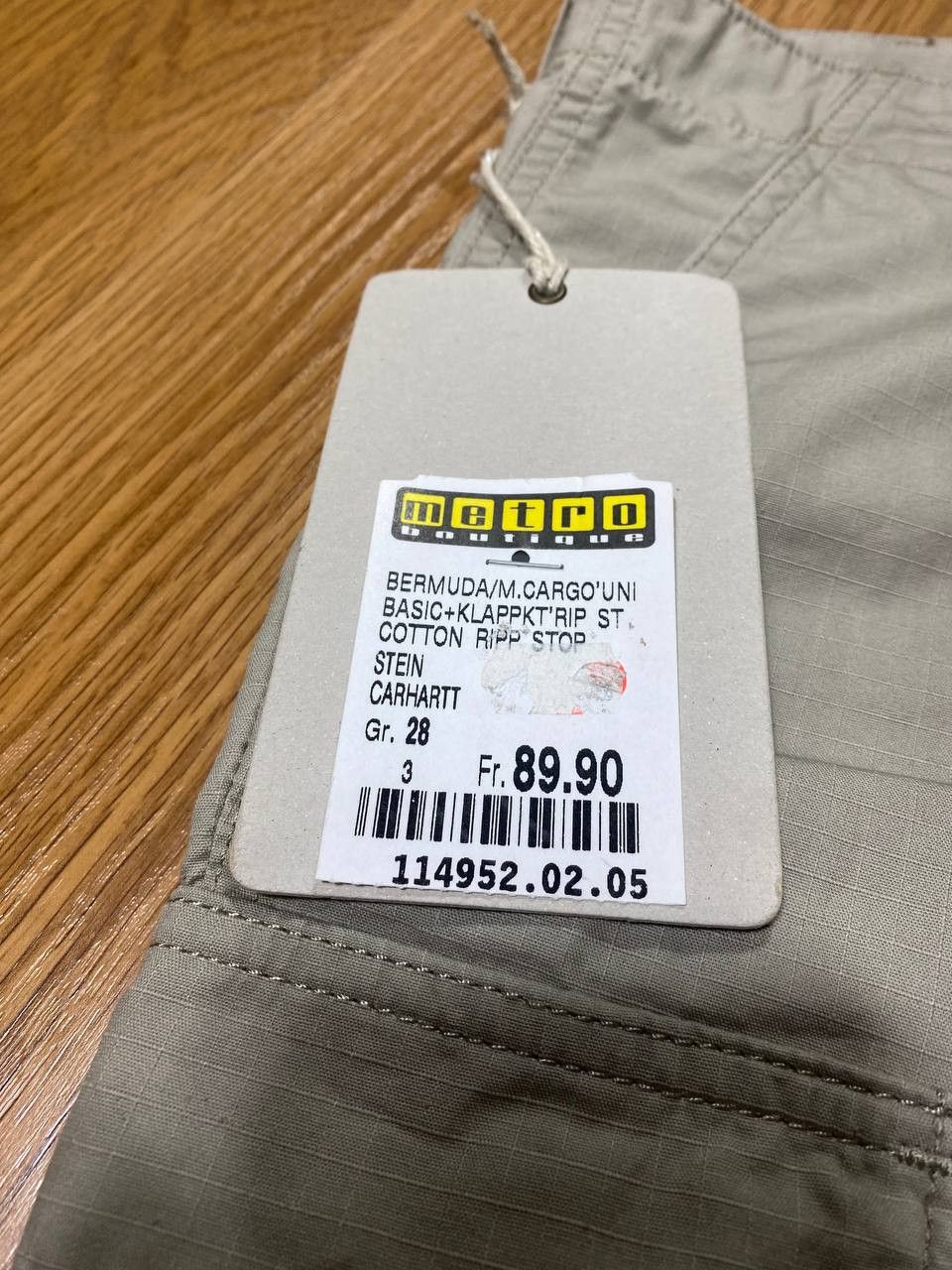 Carhartt × Vintage vintage 90s crazy faded Carhartt brown work carpenter shorts Size US 28 / EU 44 - 4 Thumbnail