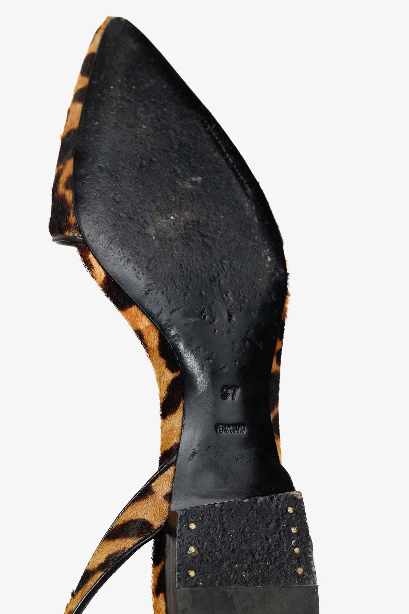 Alexander Wang Alexander Wang Lara Leopard Calf-Hair Pointed-Toe Flats Size US 6.5 / IT 36.5 - 5 Thumbnail