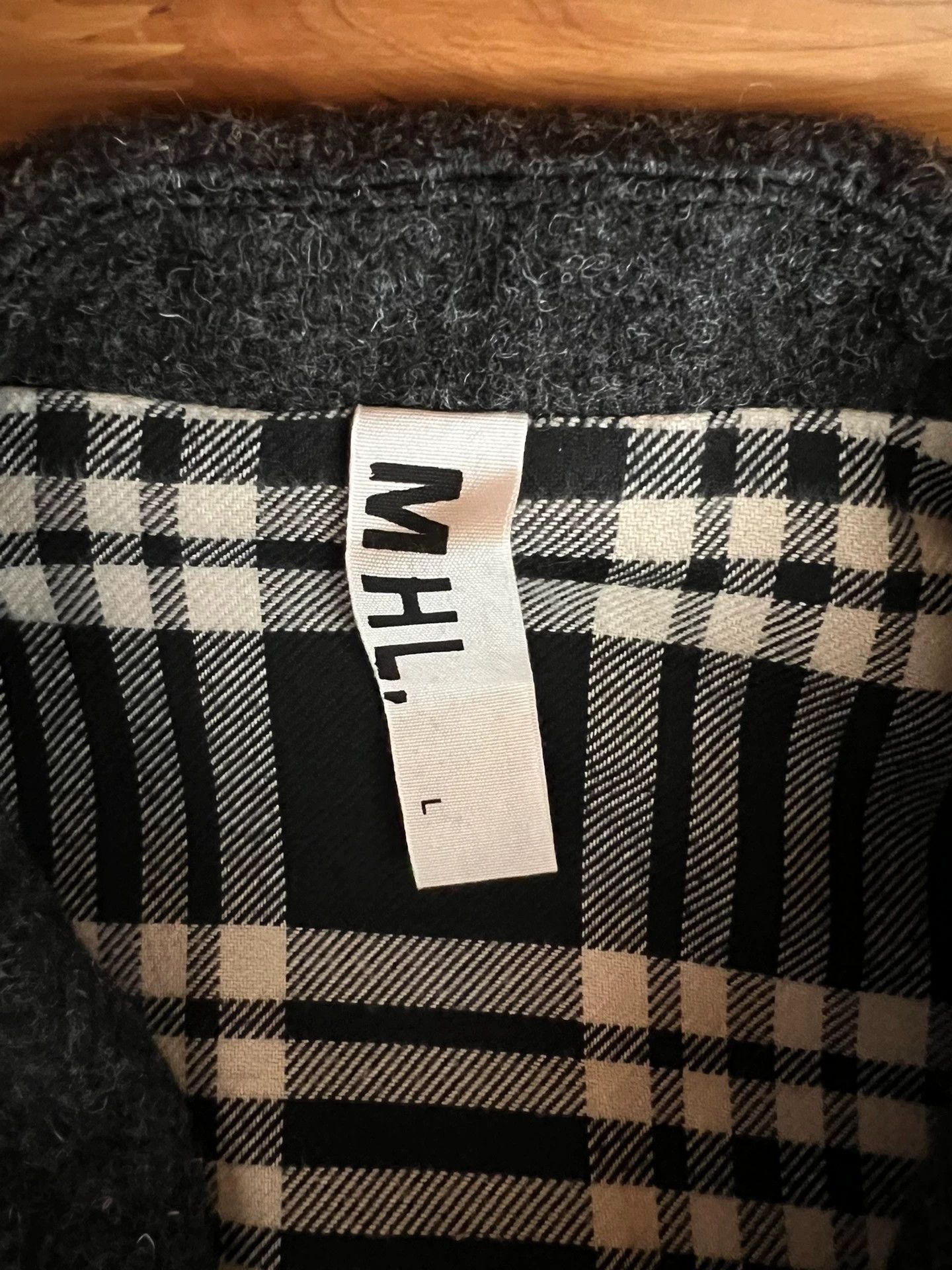 Other MHL Vintage Wool Blend Work Blazer Charcoal Gray L Size US L / EU 52-54 / 3 - 8 Thumbnail