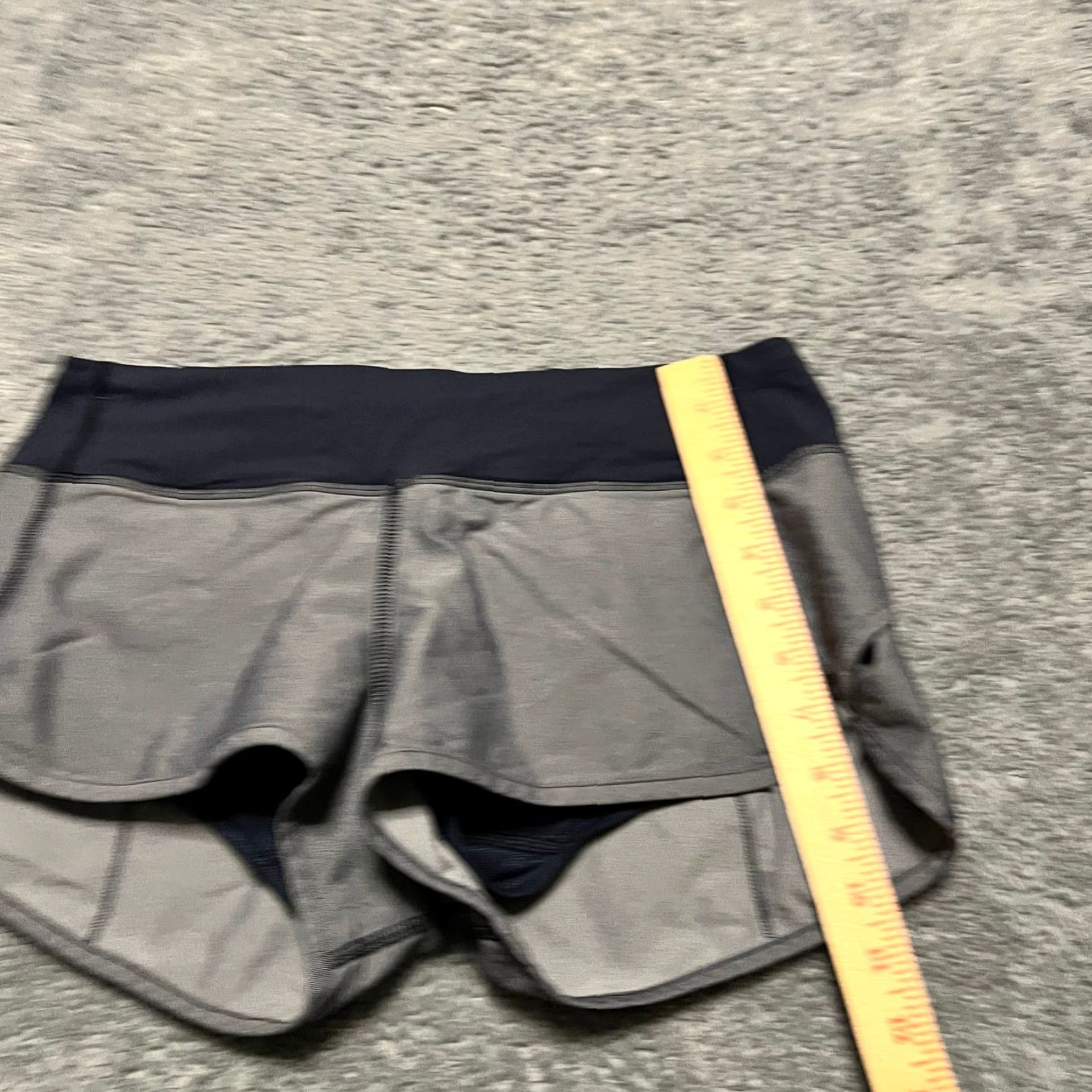 Lululemon VINTAGE Lululemon Speed Shorts Womens 6 Blue Running Athletic Size 28" / US 6 / IT 42 - 7 Thumbnail