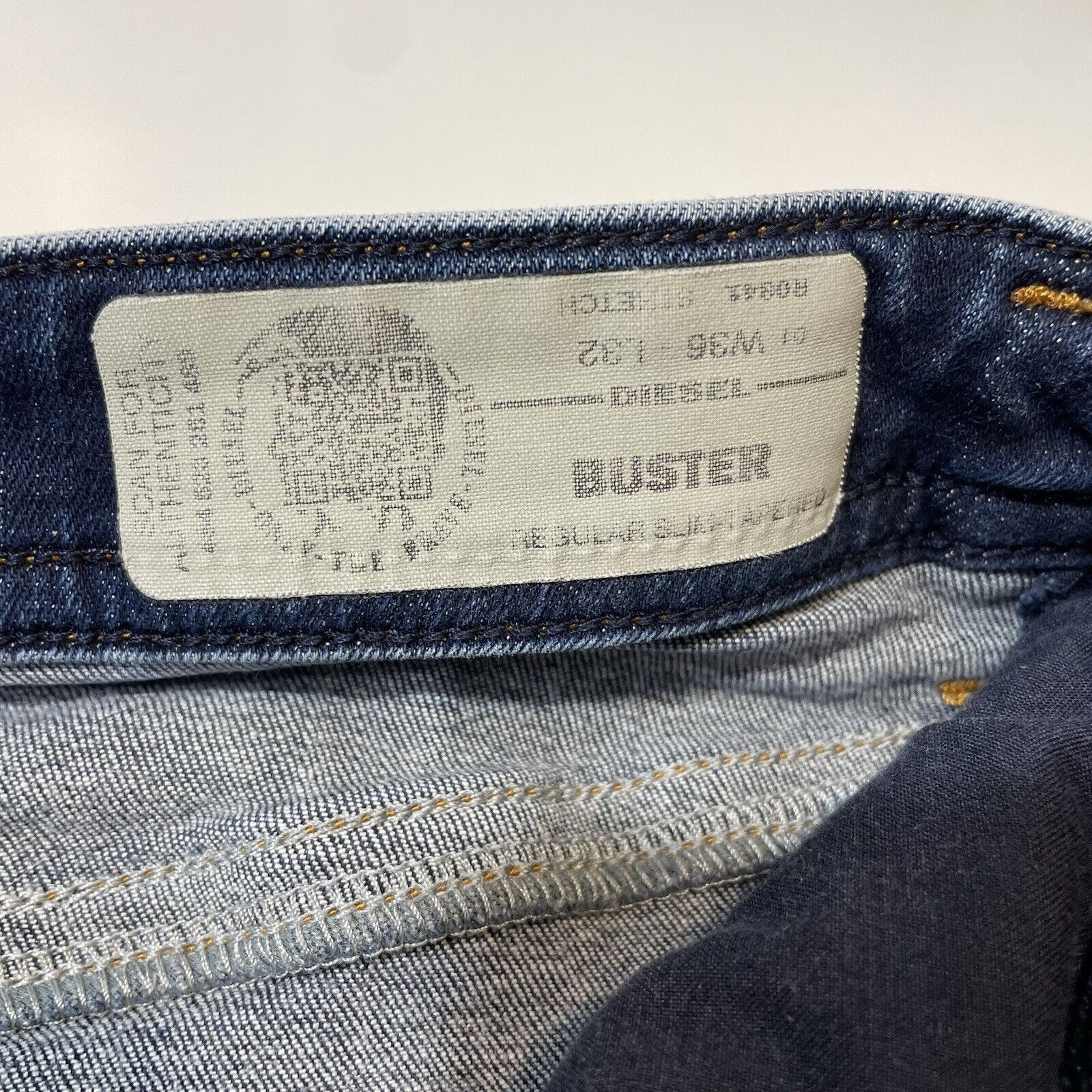Diesel Diesel Buster Stretch Regular Slim Tapered Men's Jeans Sz 36 Size US 36 / EU 52 - 8 Thumbnail