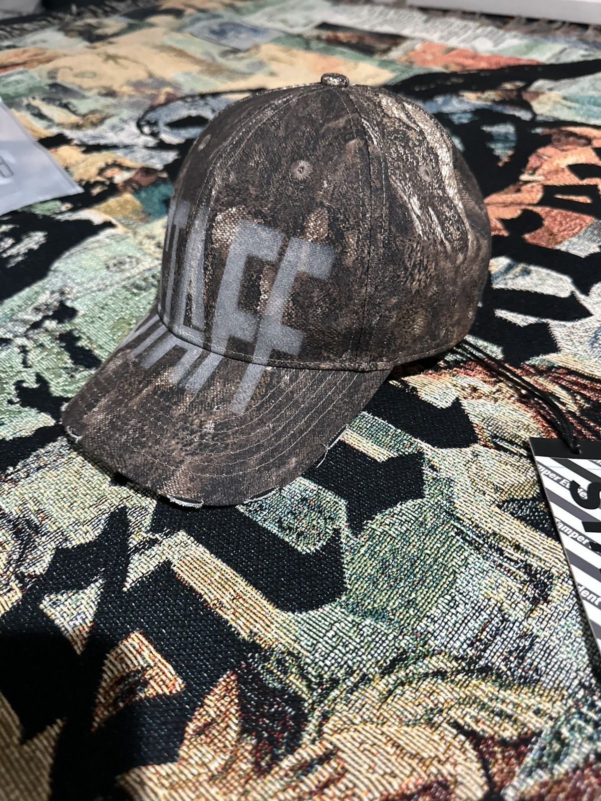 G59 Records × STAFF WORKFORCE FRIENDS & FAMILY CAP (CAMO) Size ONE SIZE - 4 Thumbnail