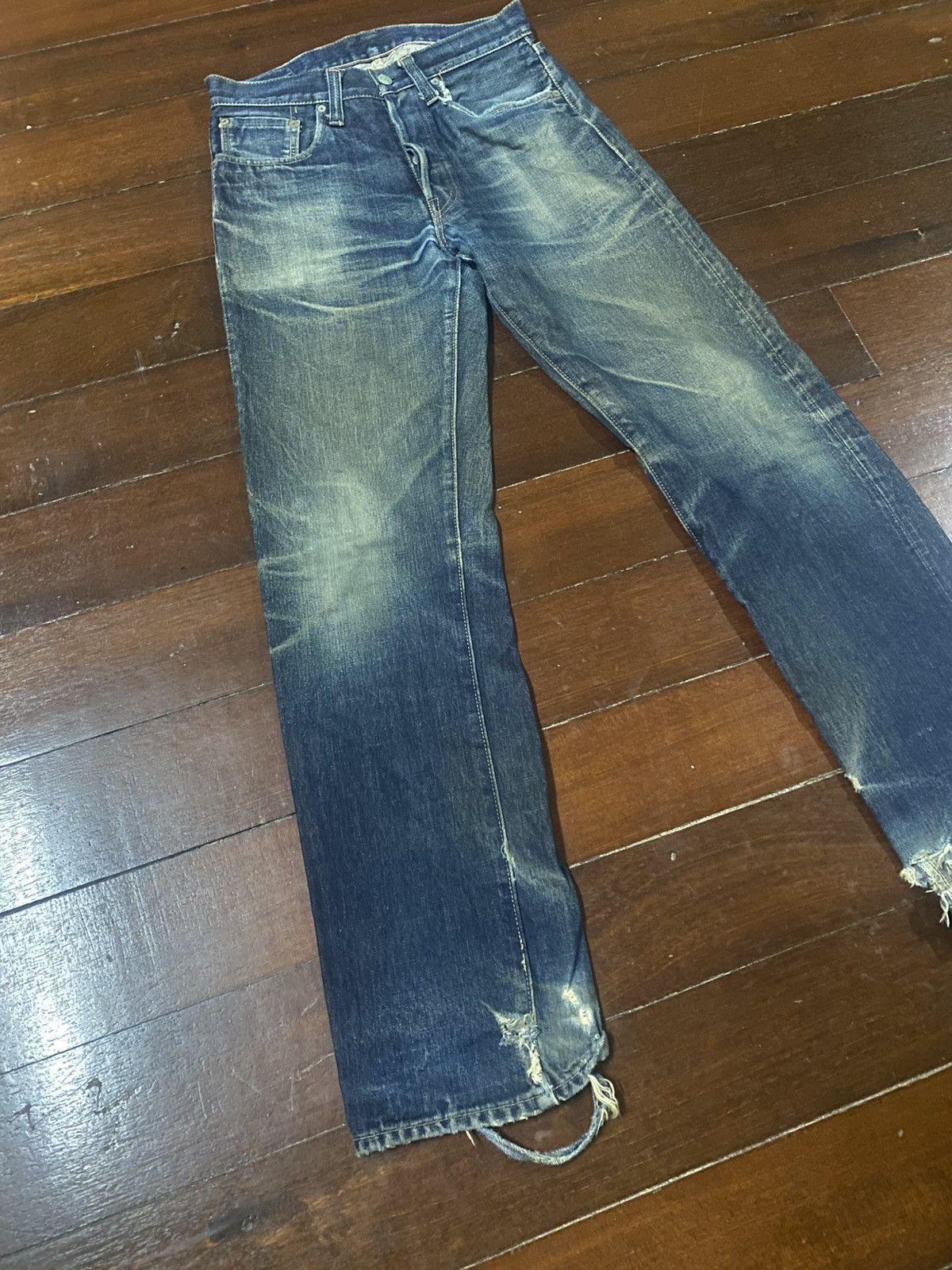 Sugar Cane Vintage Sugar cane 1947 distressed mud wash rusty jeans Size US 31 - 3 Thumbnail