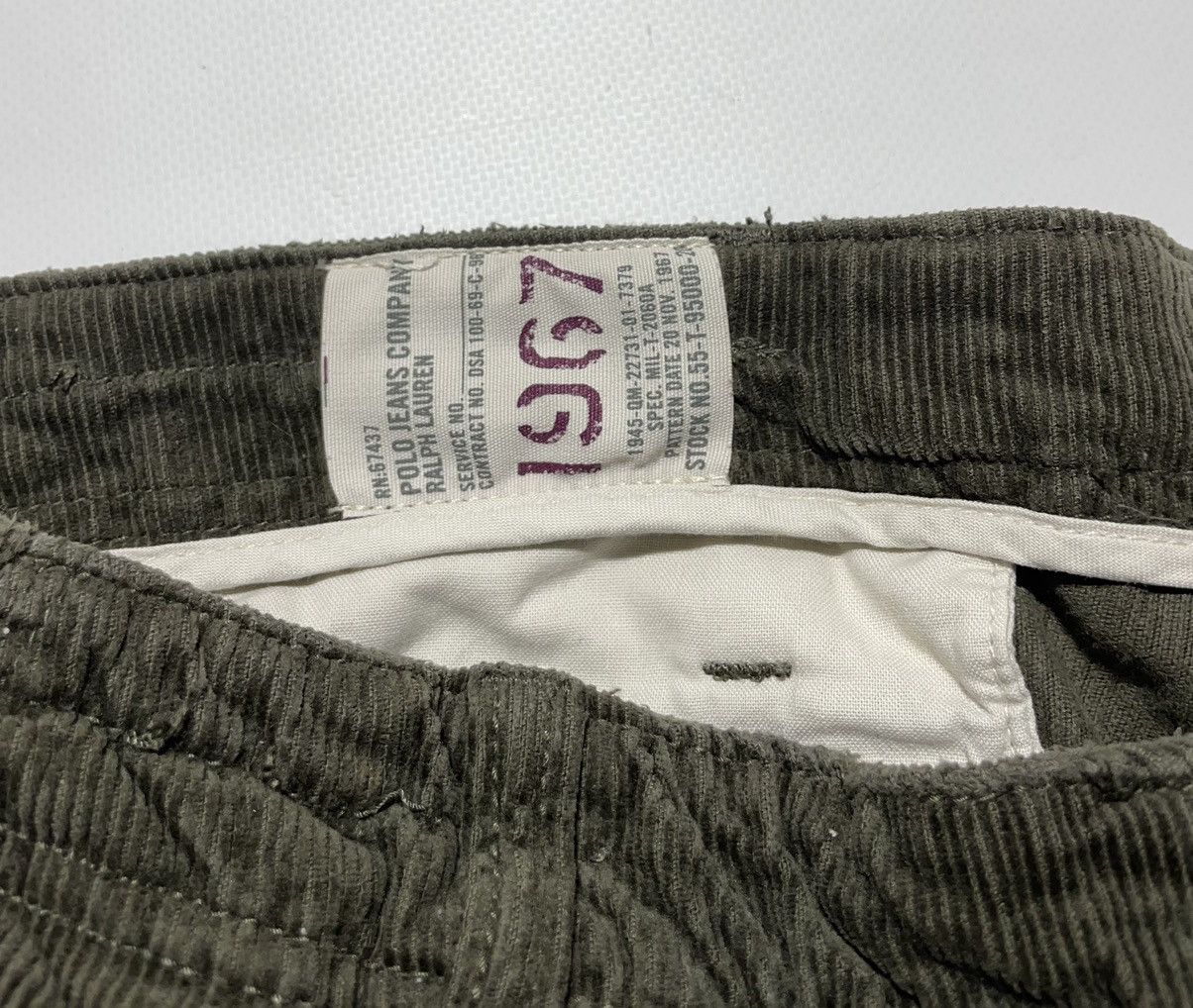 Polo Ralph Lauren Vintage Ralph Lauren Polo Jeans Company Corduroy Cargo Pants Size US 33 - 17 Thumbnail