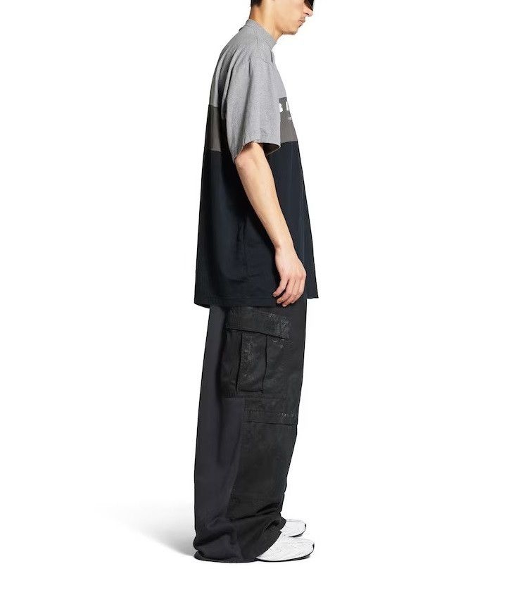 Balenciaga o1tr1nto0526 Unity Sport T-Shirt Large Fit in Grey/Dark Navy Size US S / EU 44-46 / 1 - 5 Thumbnail