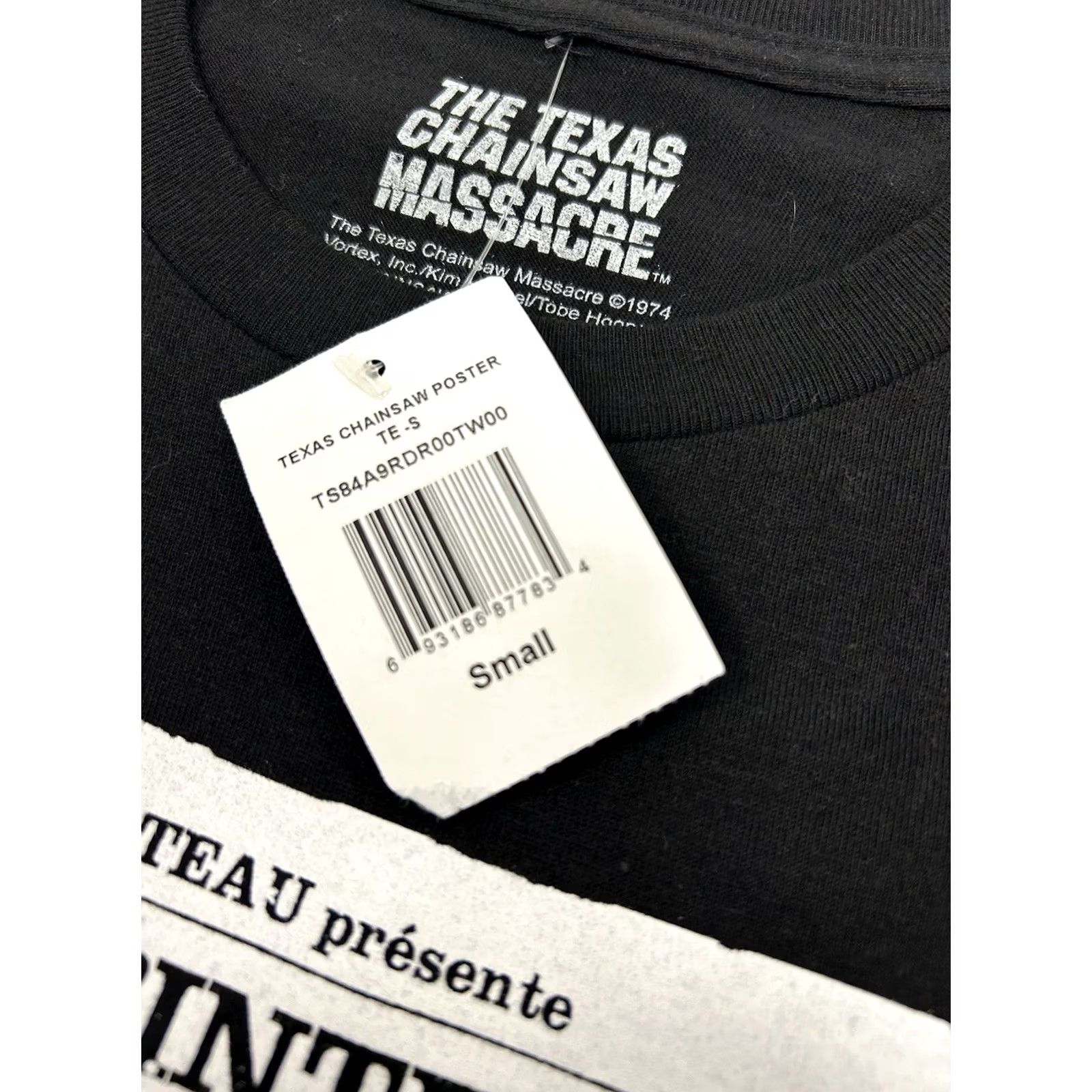 Vintage The Texas Chainsaw Massacre Horror Movie Promo Poster T Shirt Size Small Black Size US S / EU 44-46 / 1 - 6 Thumbnail