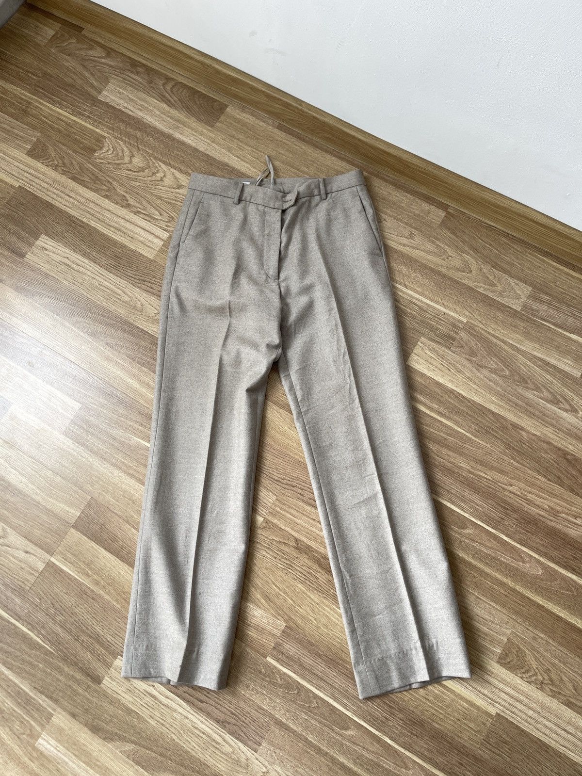 Jil Sander Jil Sander Women’s Wool Cashmere Beige Pants size 36 Italy Size 25" / US 0 / IT 36 - 5 Thumbnail