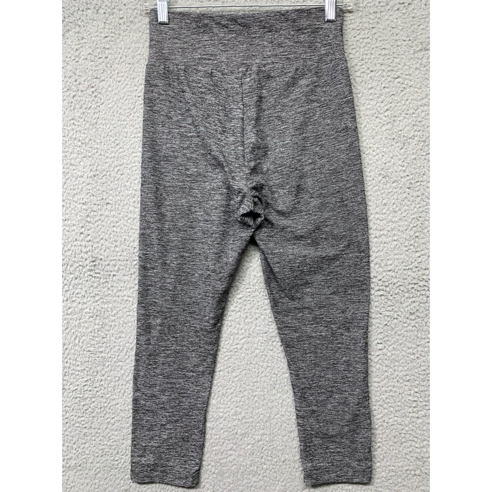 Vintage No Boundaries Leggings Women’s M High-Rise Ankle Length Heather Gray Size 32" / US 10 / IT 46 - 4 Thumbnail