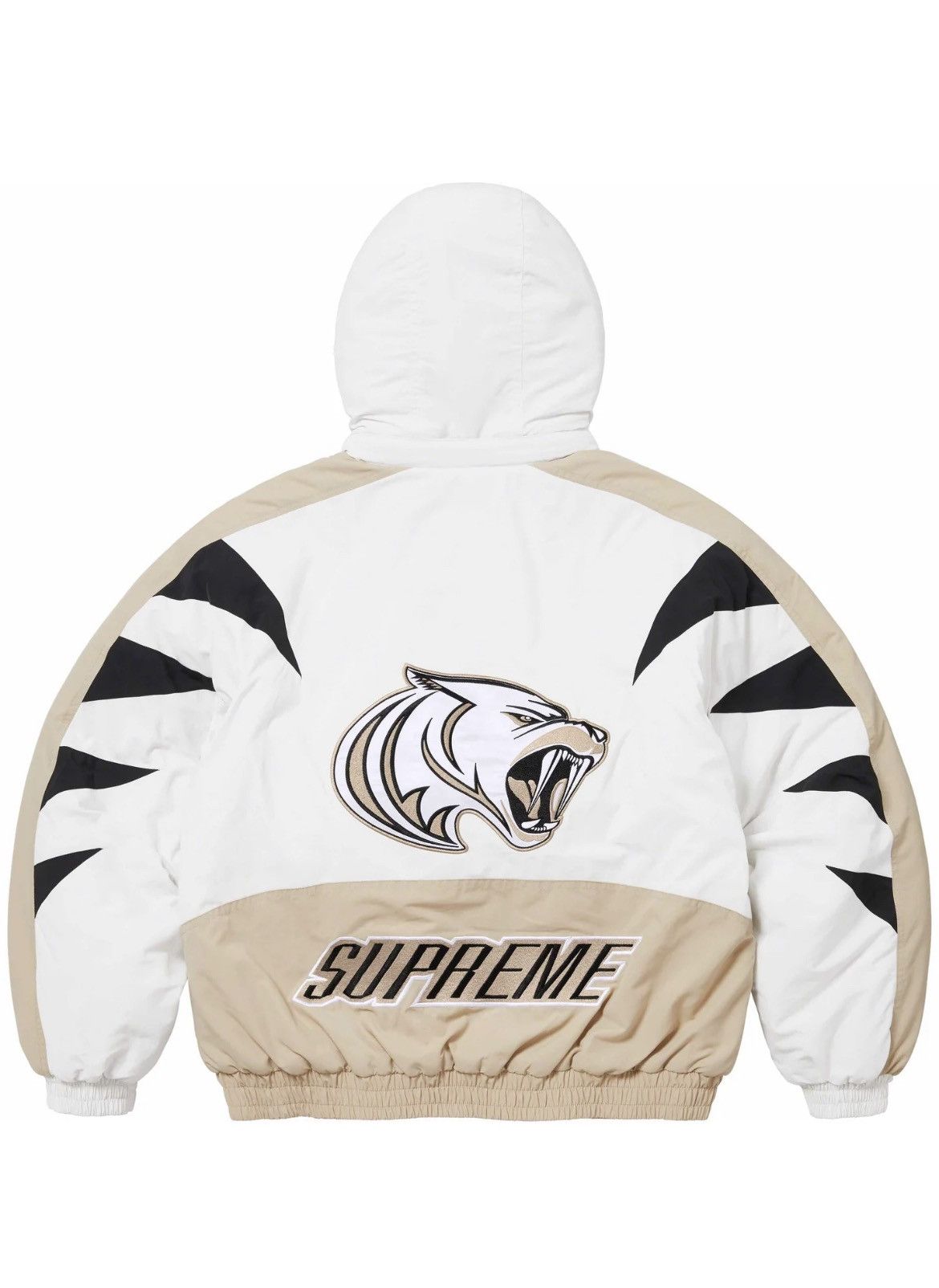 supreme-supreme-wildcat-sideline-puffer-jacket-white-grey-fw23-grailed