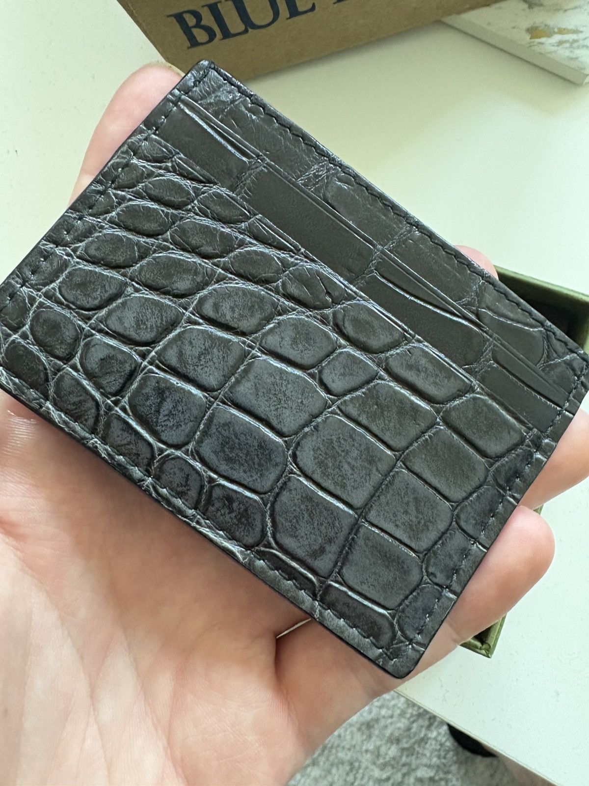 Gucci 2011 Gucci Cruise Collection Crocodile Cardholder Size ONE SIZE - 2 Thumbnail