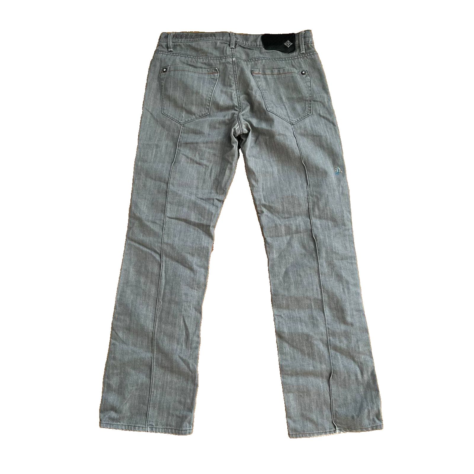 LANDLORD Laundered Finish Men Pants Denim Jeans Grey Size 32 A000860 Size US 32 / EU 48 - 2 Thumbnail