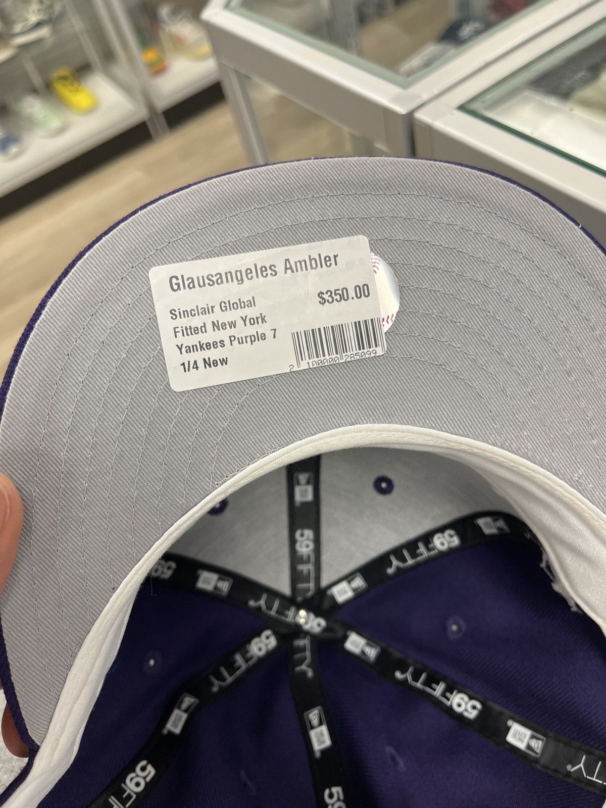 New Era Sinclair New York Yankees fitted purple 7 1/4 Size ONE SIZE - 2 Thumbnail
