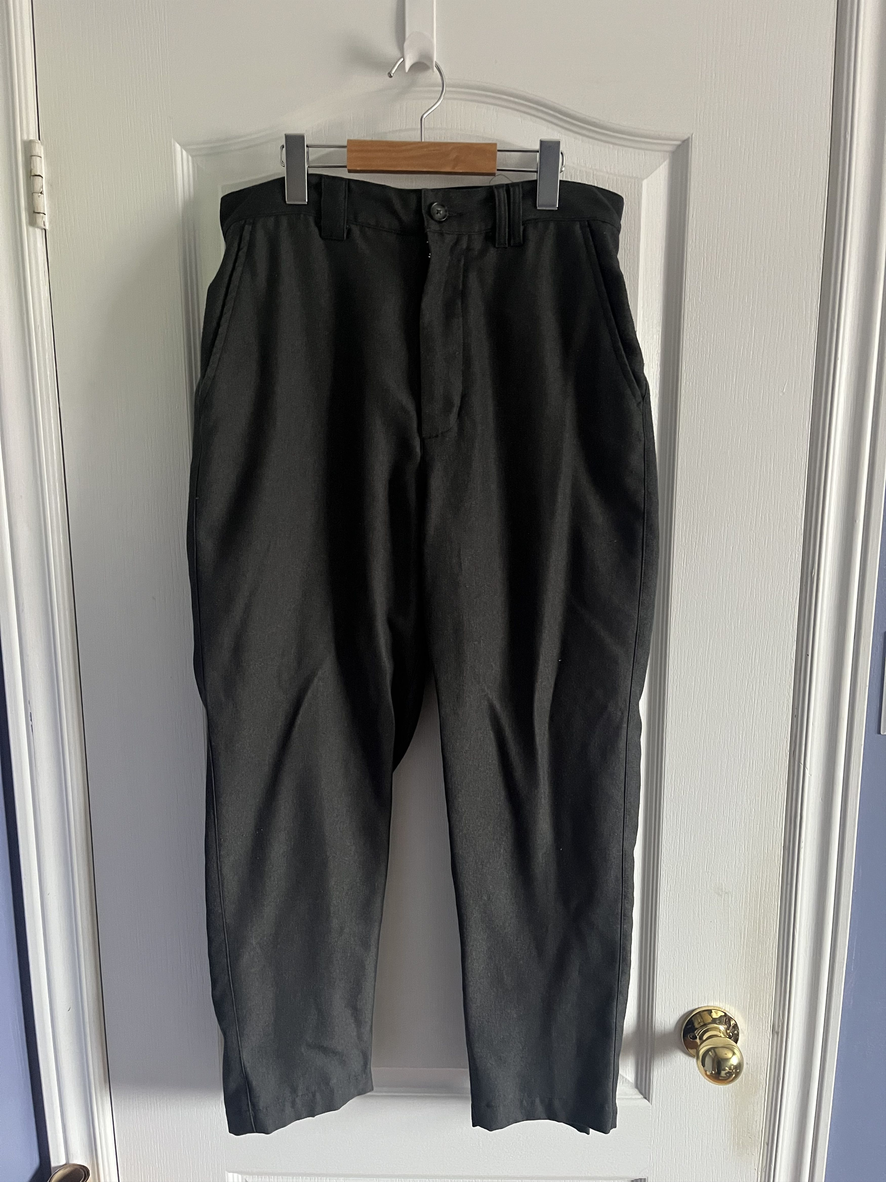 NEPENTHES AÏE GREY TWILL BNG TROUSERS