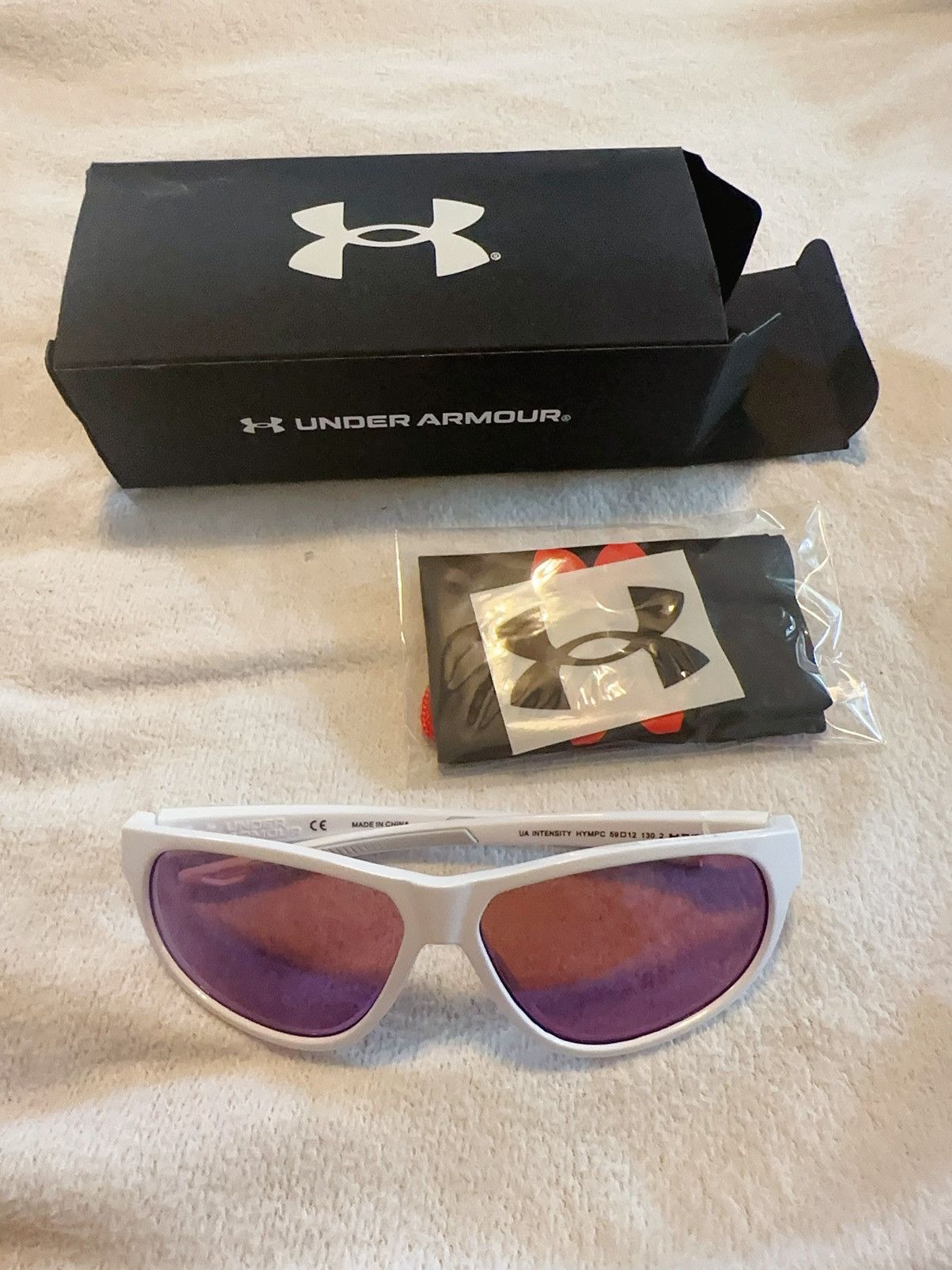 Under Armour Under Armour UA Intensity OHYM PC Oval Sunglasses pink lens Size ONE SIZE - 4 Thumbnail