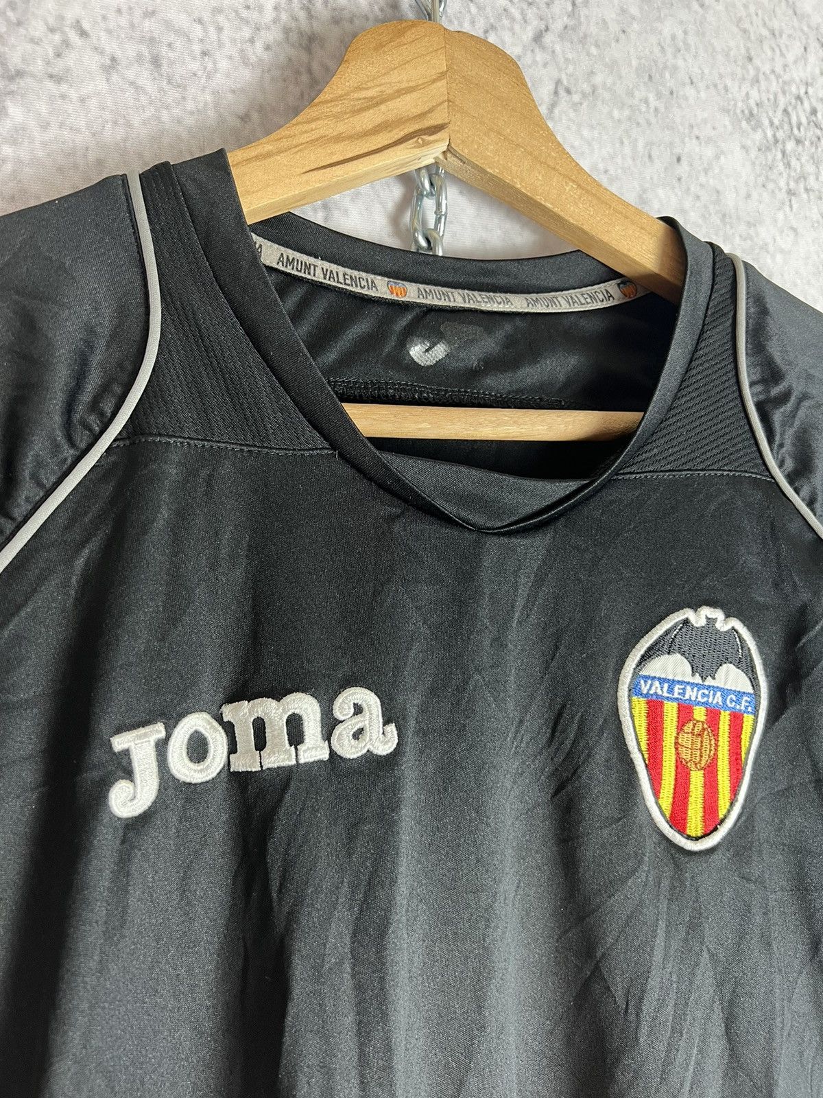 Joma Valencia CF 2011/12 away football soccer shirt Size US M / EU 48-50 / 2 - 4 Thumbnail