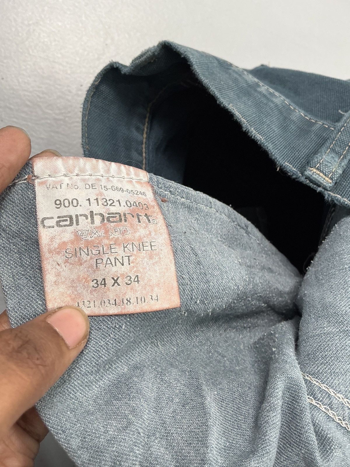 Carhartt Vintage carhartt carpenter denim Size US 34 / EU 50 - 7 Thumbnail