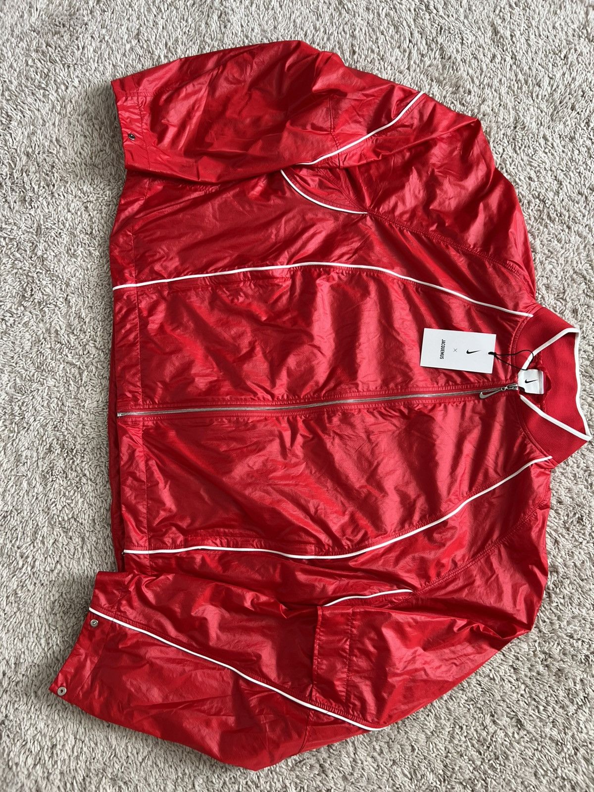 Nike Nike x Jacquemus Adult Unisex Track Jacket University Red Size US L / EU 52-54 / 3 - 8 Thumbnail