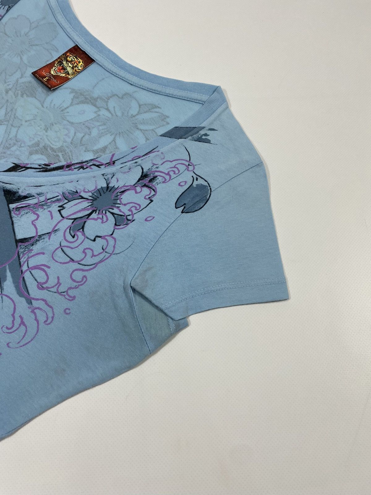 Ed Hardy 🔥LASTDROP🔥 Ed Hardy Carp Koi Fish Flowers Water t-shirt Size L / US 10 / IT 46 - 8 Thumbnail