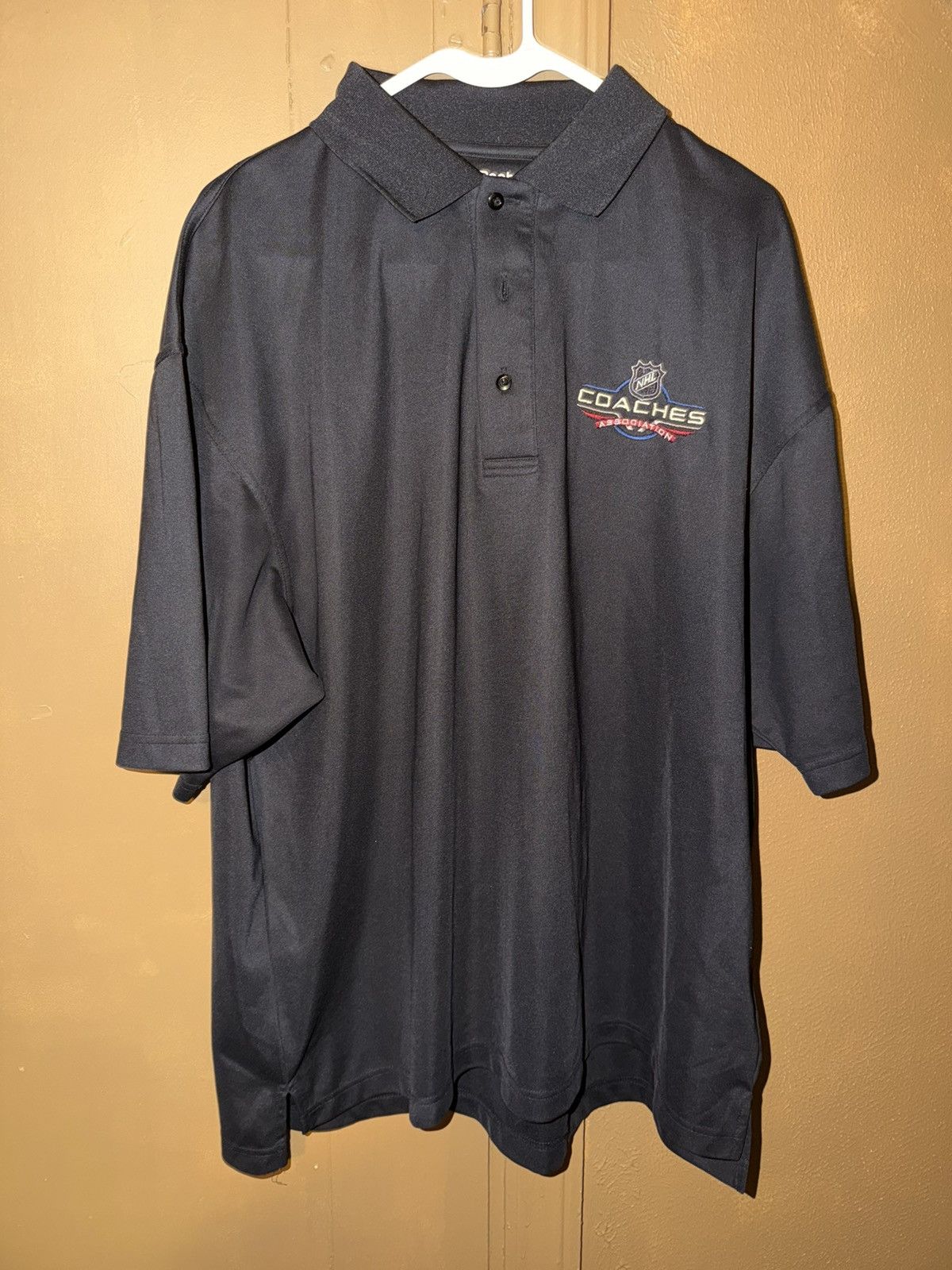 Reebok Reebok NHL Coaches Association Polo T Shirt Button Shirt XL Size US XL / EU 56 / 4 - 17 Thumbnail