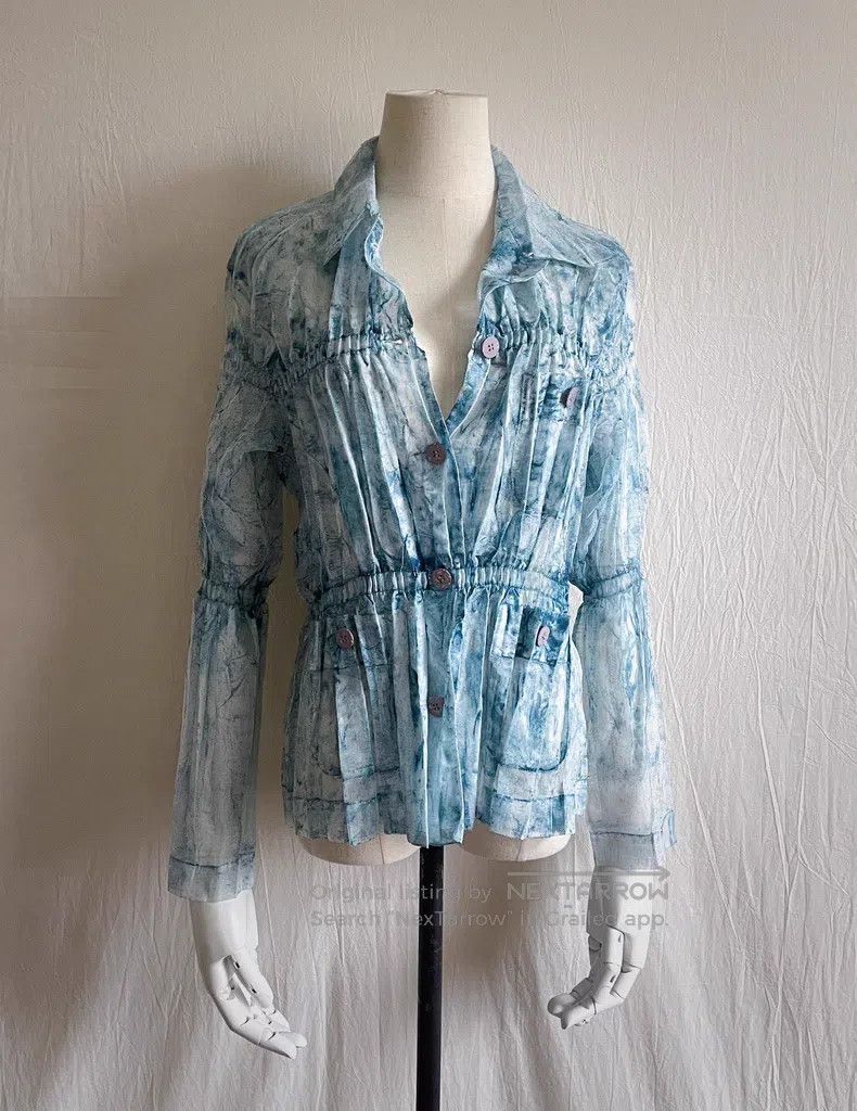 Issey Miyake Issey Miyake Ice Blue Coat Size M / US 6-8 / IT 42-44 - 2 Thumbnail