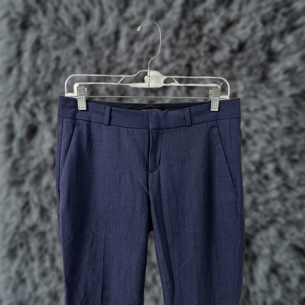 Banana Republic VINTAGE? No. Banana Republic Avery Dress Pants Womens Size 2 Navy Blue 95% Wool Stretch Dress Pants Size 26" / US 2 / IT 38 - 1 Thumbnail