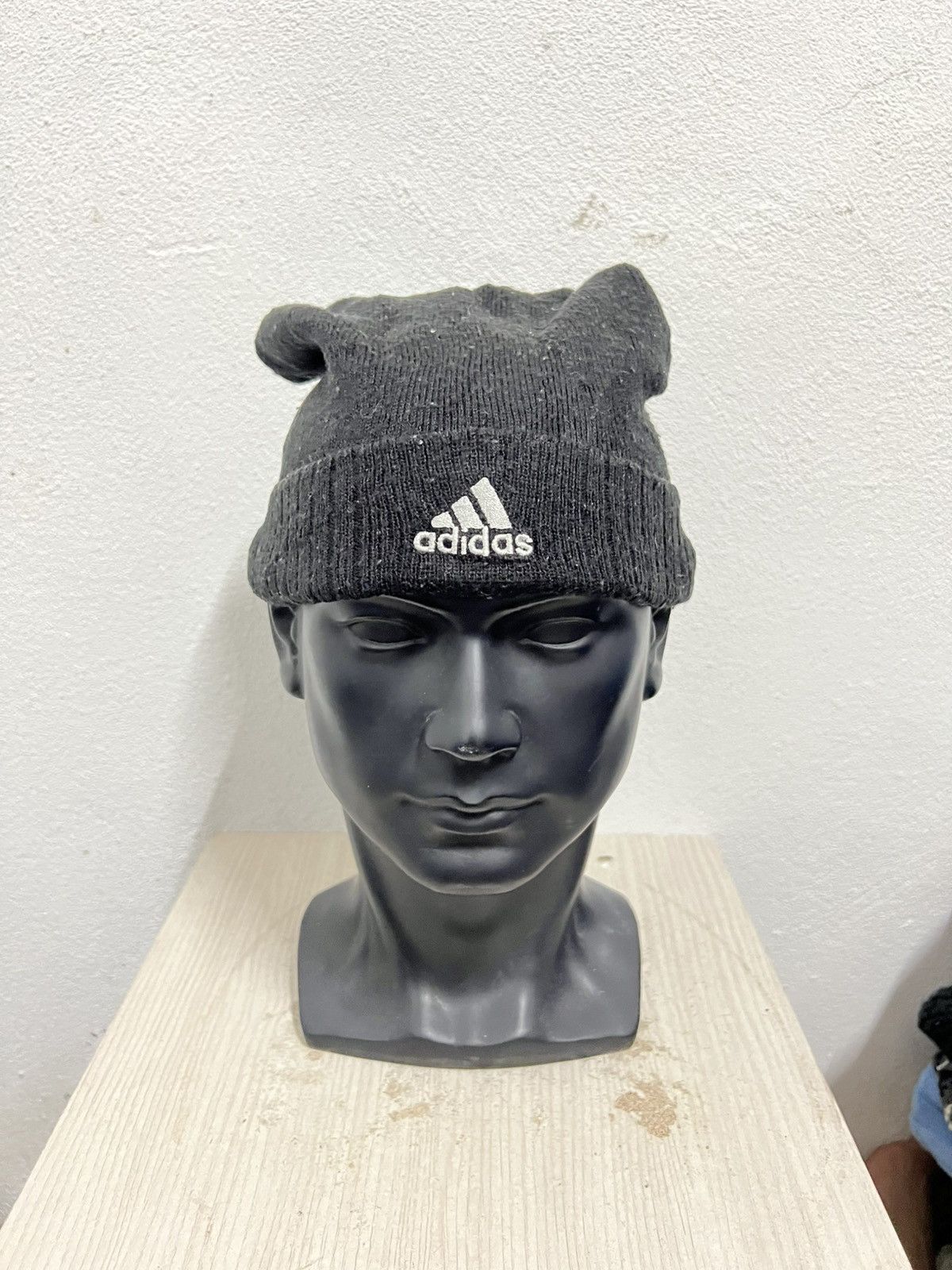 Adidas Vintage Adidas Big Logo Beanie Hat Size ONE SIZE - 2 Thumbnail