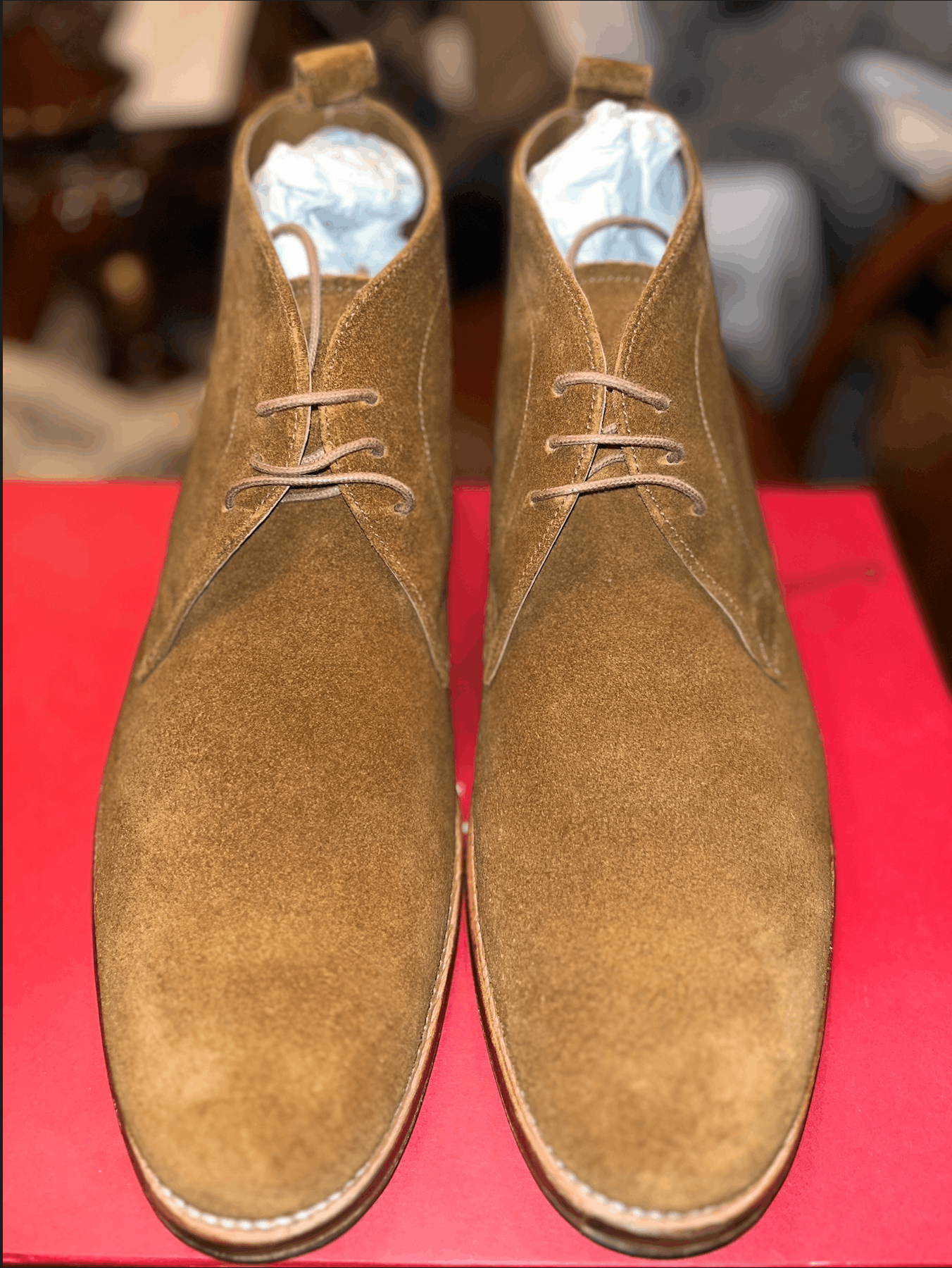 Grenson Grenson Marcus Desert Boot Snuff Suede UK10.5 F Size US 11.5 / EU 44-45 - 4 Thumbnail
