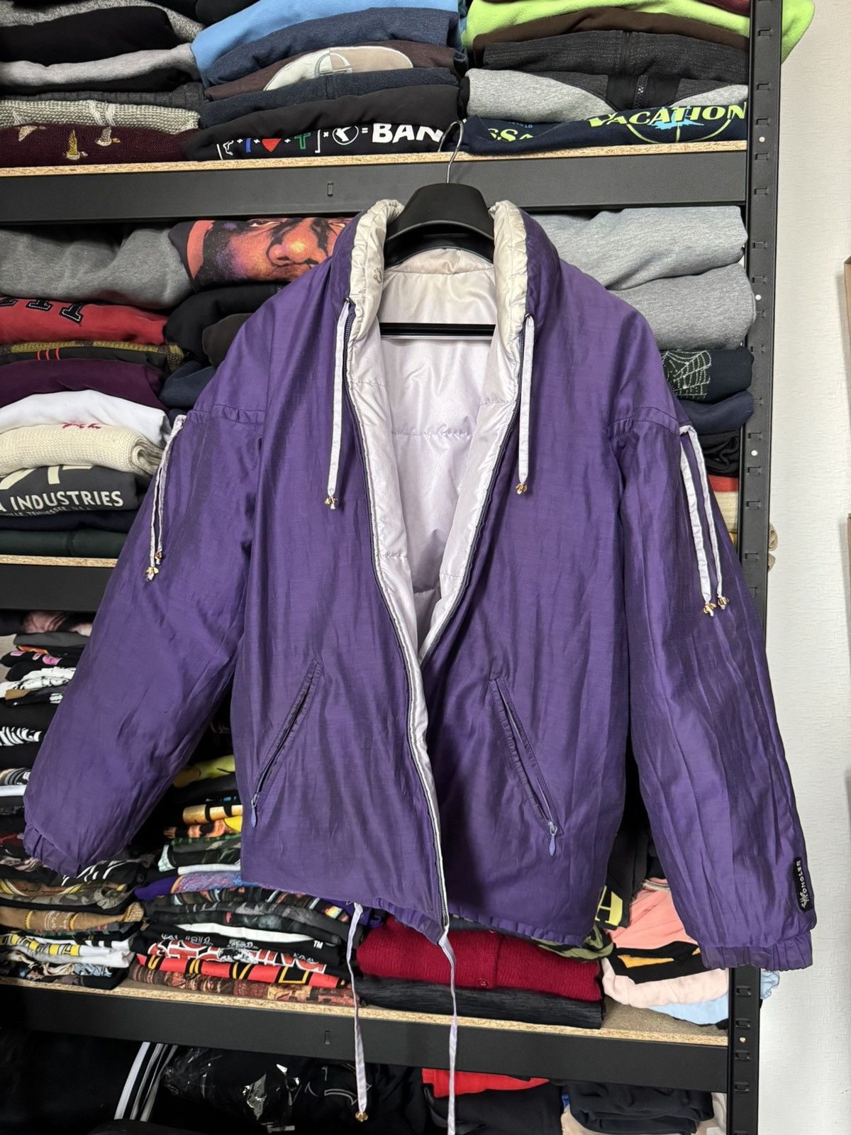 Moncler × Vintage Vintage 80-90s MONCLER DOWN JACKET TWO SIDED UNISEX Size US M / EU 48-50 / 2 - 3 Thumbnail