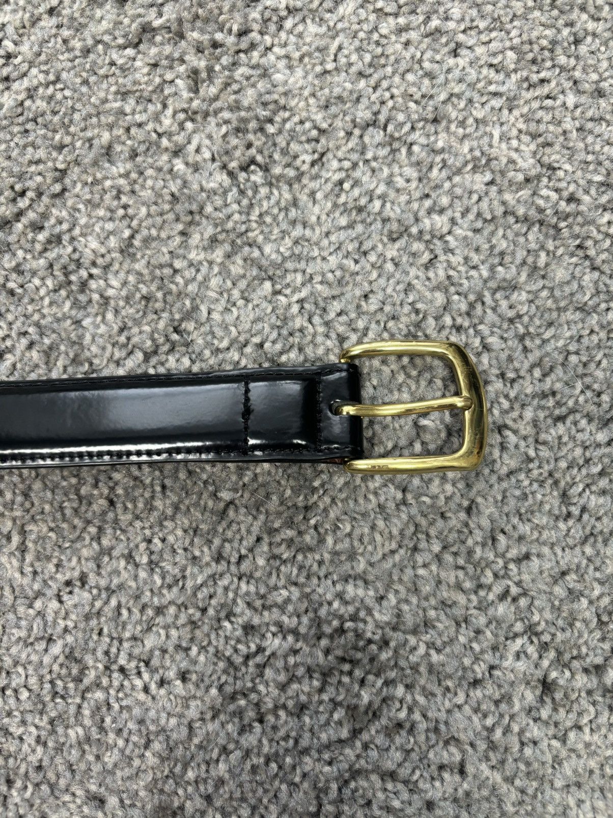 Nike Men's Black glossy Belt Size 32 - 3 Thumbnail