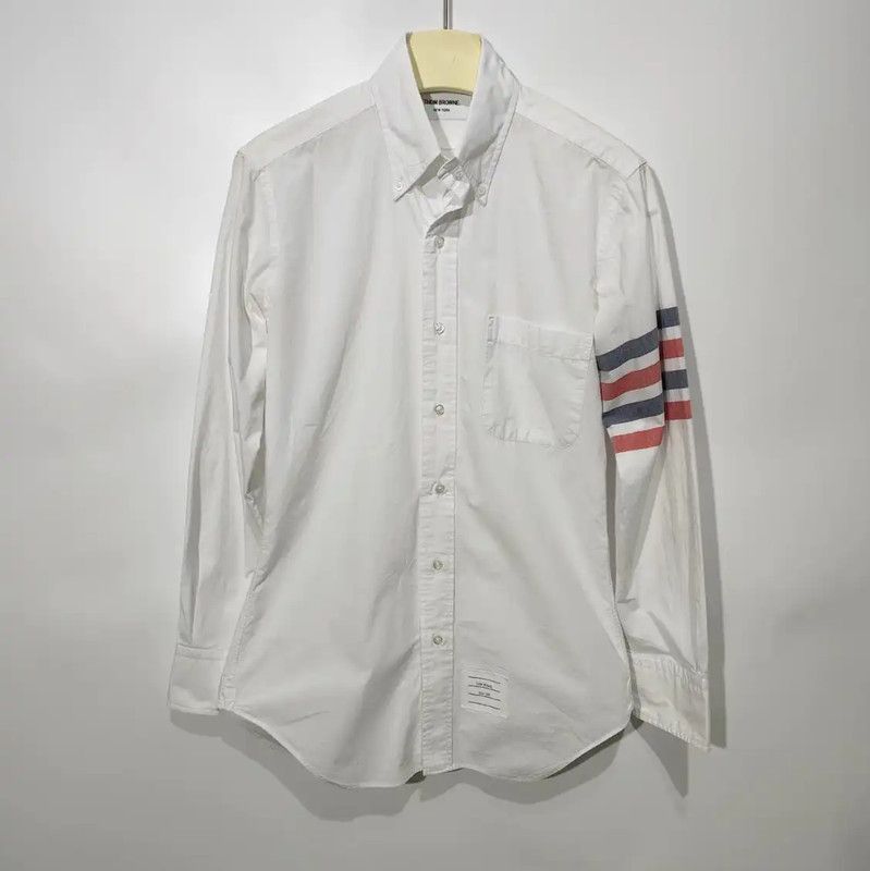 Thom Browne Thom Browne Women's White Polyester Shirt 0089 Size S / US 4 / IT 40 - 1 Thumbnail