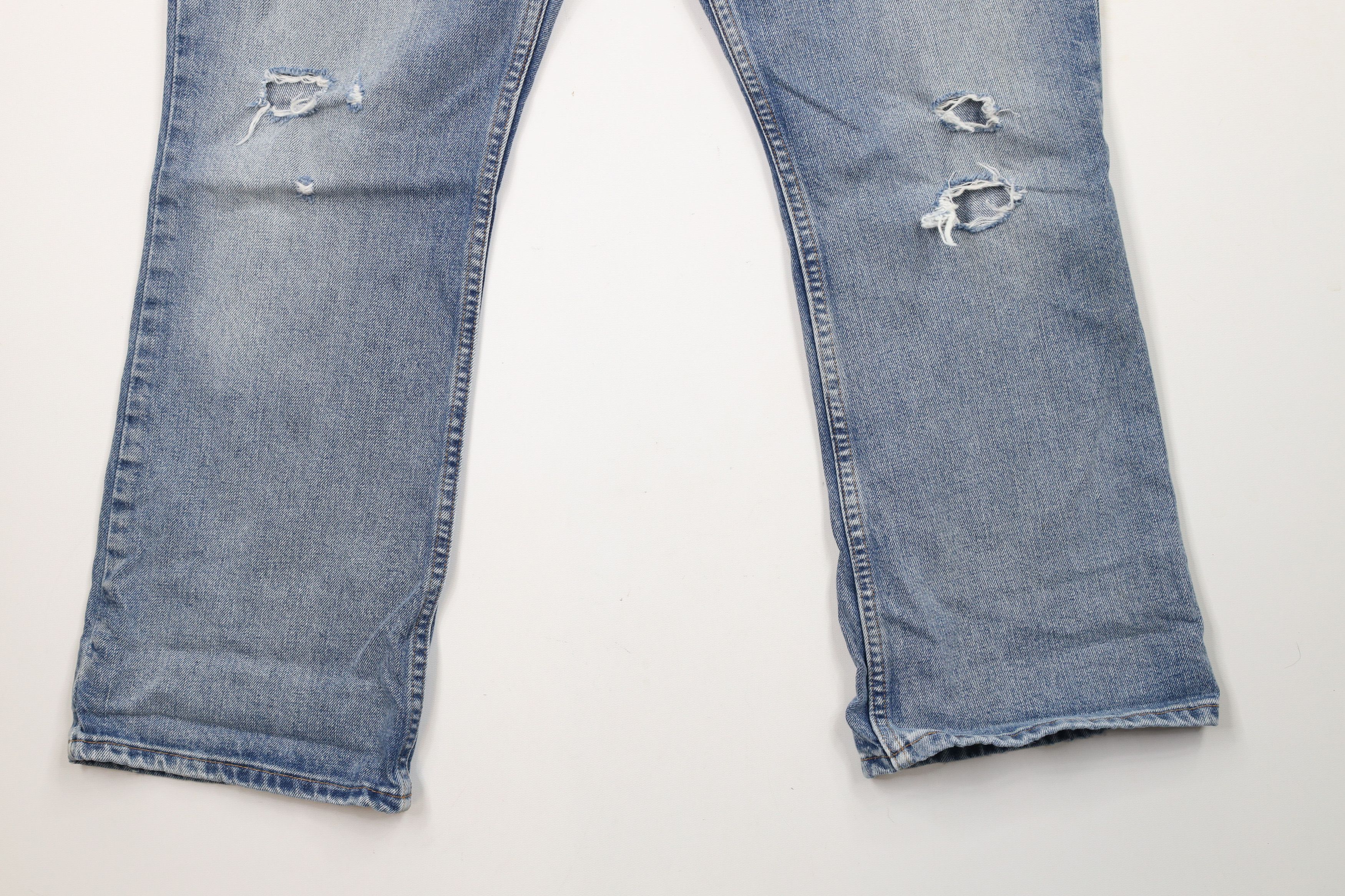 Levi's × Vintage Vintage Y2K Levis 517 Orange Tab Flared Bootcut Denim Jeans Size 31" - 4 Thumbnail