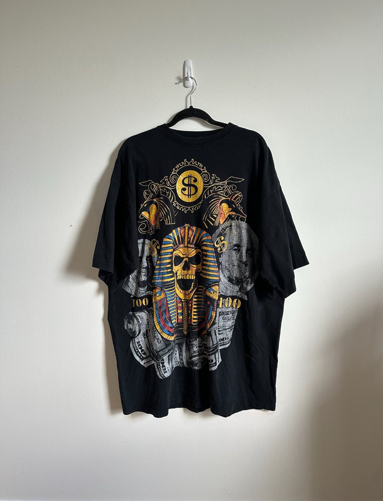 Vintage Y2K Hip Hop Baggy Mummy Money Bear City Tee 100% Cotton Size US XXL / EU 58 / 5 - 1 Thumbnail