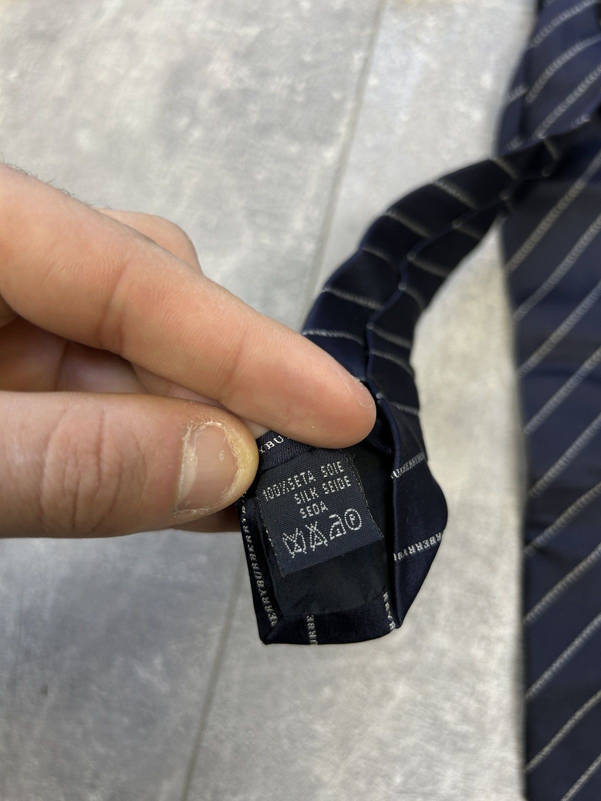 Burberry × Vintage Mens Vintage Burberry novacheck tie luxury rare monogram Size ONE SIZE - 7 Thumbnail