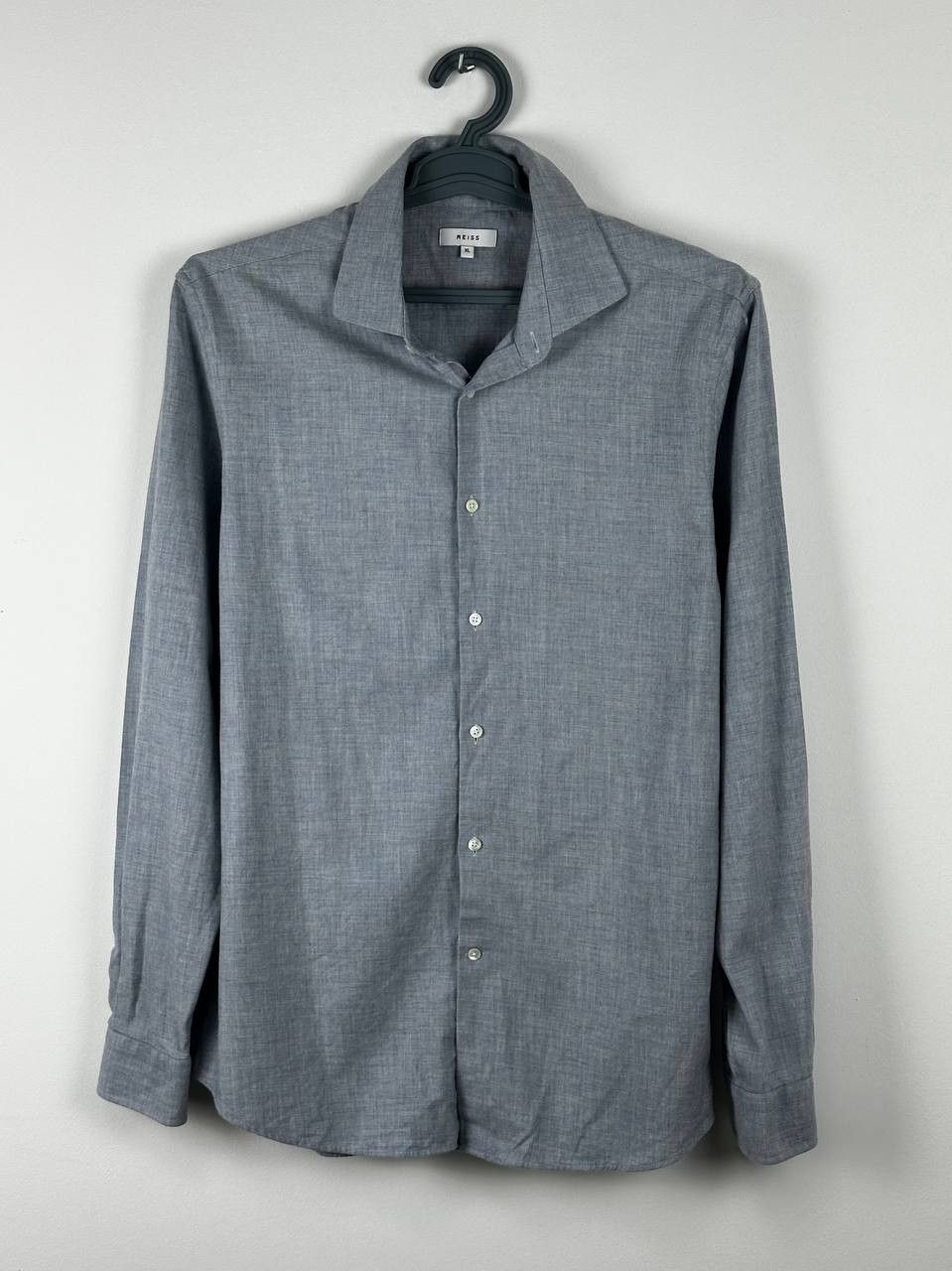 Reiss Reiss Casual Wool Blend Shirt Long Sleeve Size US XL / EU 56 / 4 - 1 Thumbnail