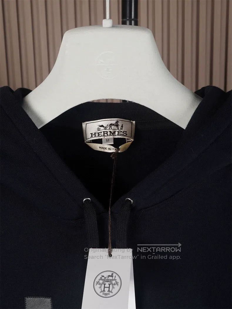 Hermes Hermes Leather Detail Sweatshirt Size US M / EU 48-50 / 2 - 4 Thumbnail