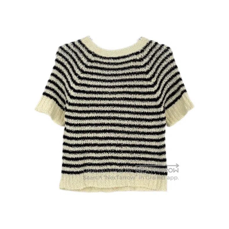 Dior Dior 25 new striped classic logo mulberry silk short-sleev Size XXS / US 00 / IT 34 - 2 Thumbnail