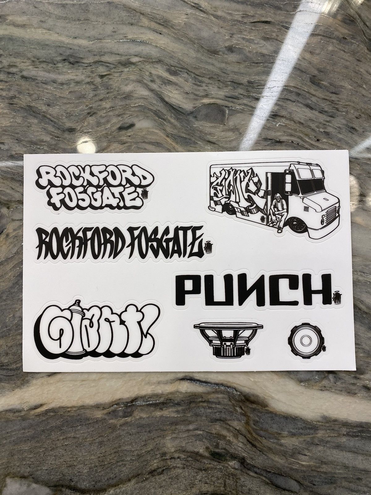 Rebel8 Mike Giant limited edition graffiti Rockford fosgate sticker Size ONE SIZE - 1 Preview