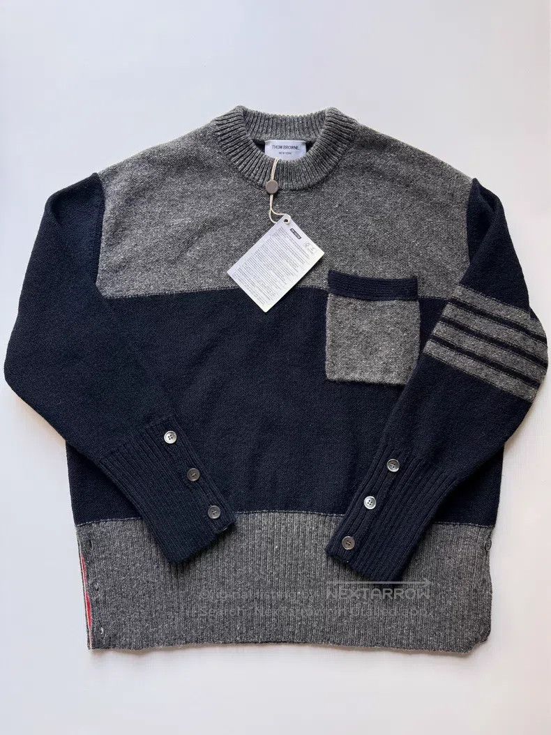 Other Thom Browne Color Block Sweater Size US M / EU 48-50 / 2 - 1 Thumbnail